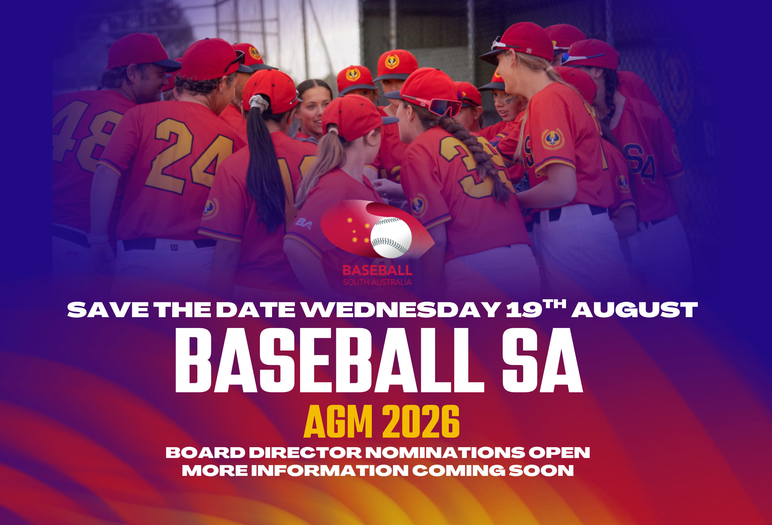 Baseball SA Annual General Meeting 2026