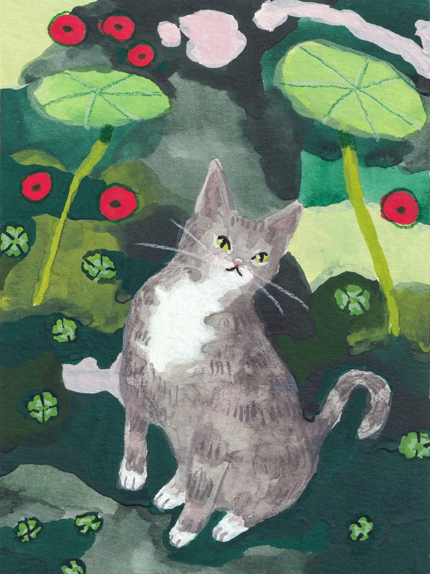 Some clovers for my college roommate&rsquo;s cat, Clover :-)

Thanks Molly! 💗