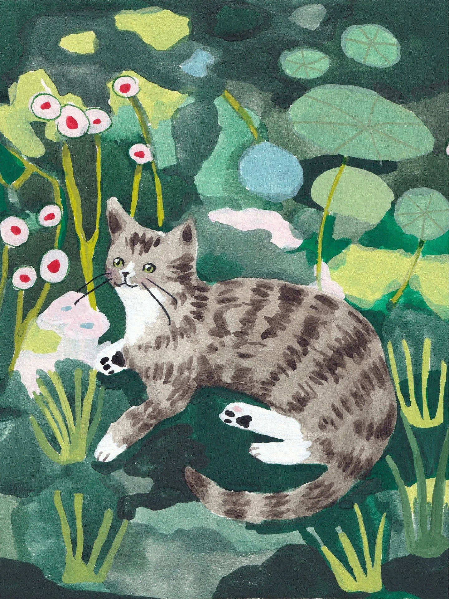 I got to paint the cutest porch cat! 

I have some time for a couple cat painting commissions, dm me if you want one of ur kitty :~)