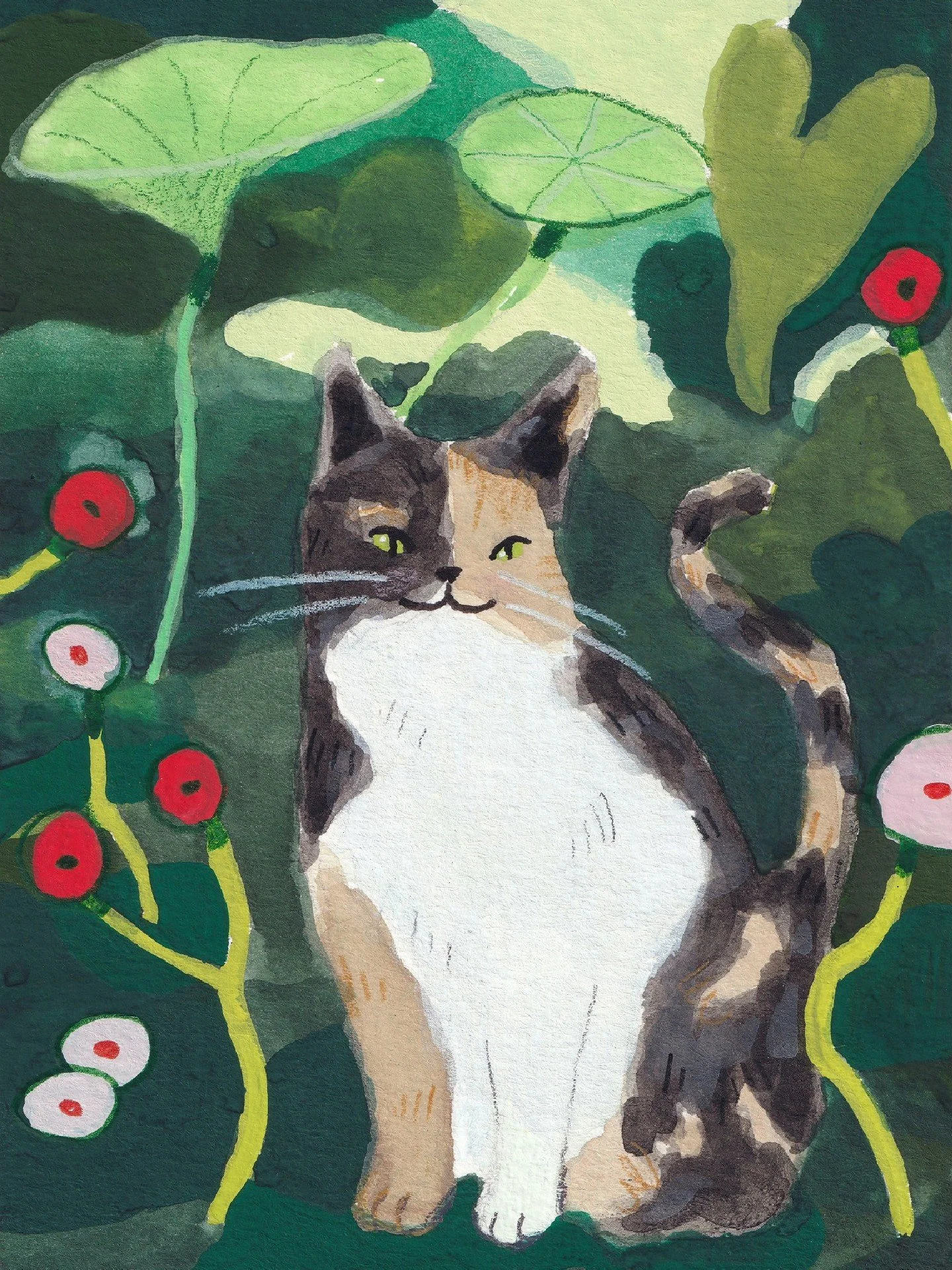 green + pink + red is my favorite combo <3