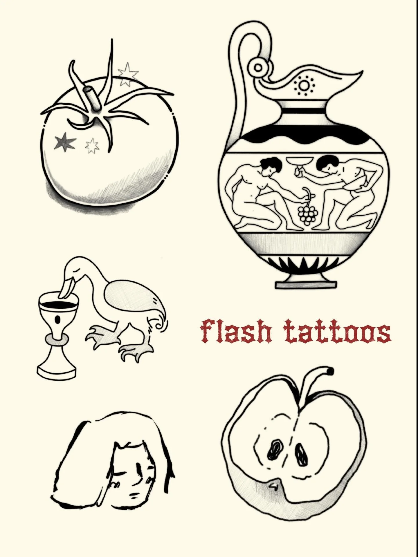 New flash! I&rsquo;m offering beginner rate tattoos through May. Everything on this post is available, along with all other previous flash designs. Dm me if you&rsquo;re interested! (˶ᵔ ᵕ ᵔ˶) 

I&rsquo;m now tattooing all days of the week, with a few