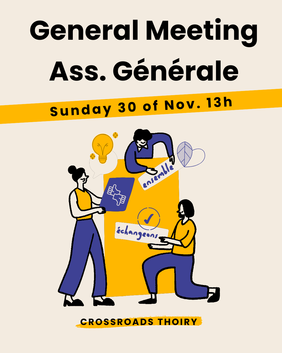 General Meeting (Bilingual Français-English)