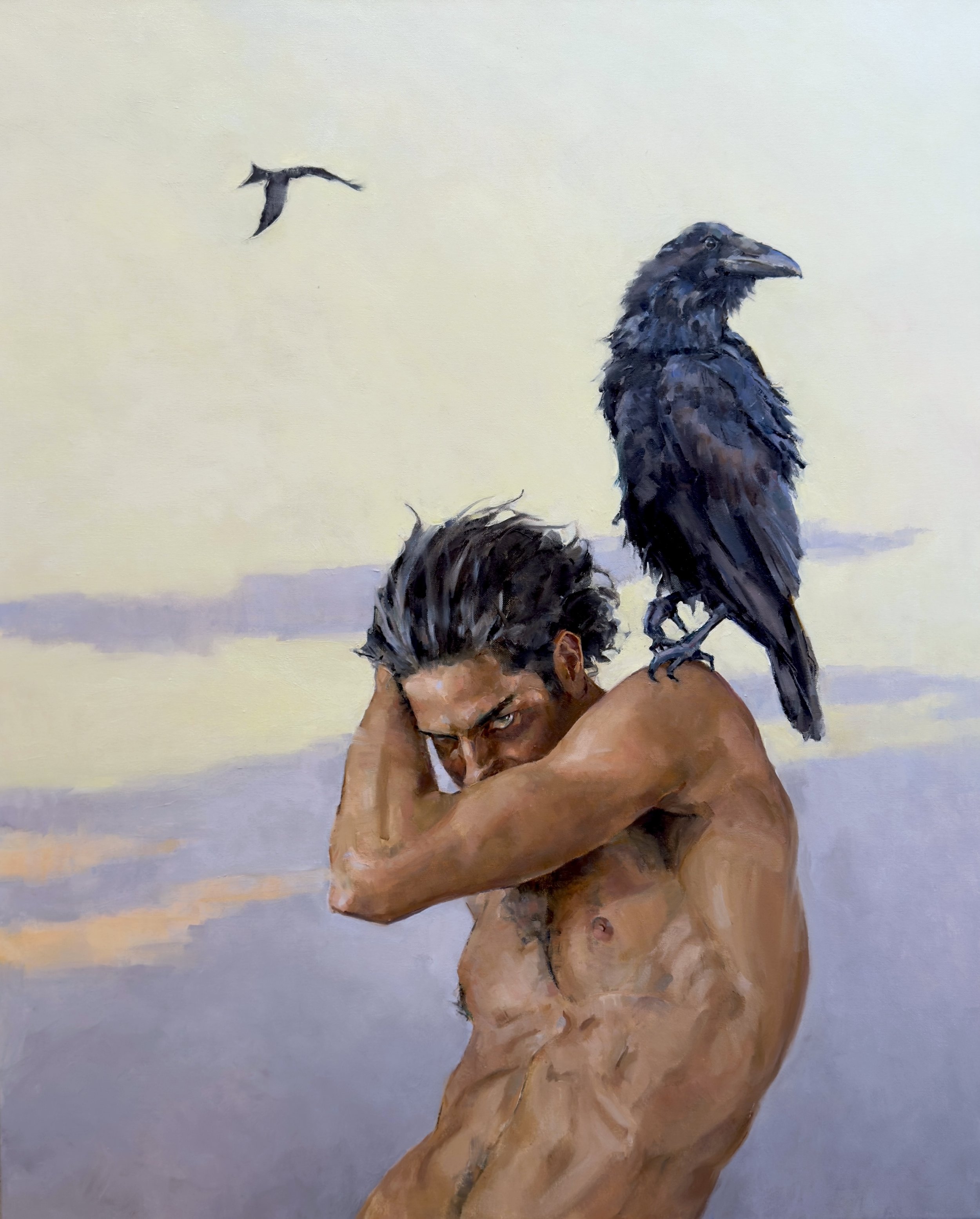 'Odin'  42x32 inches  oil/canvas 