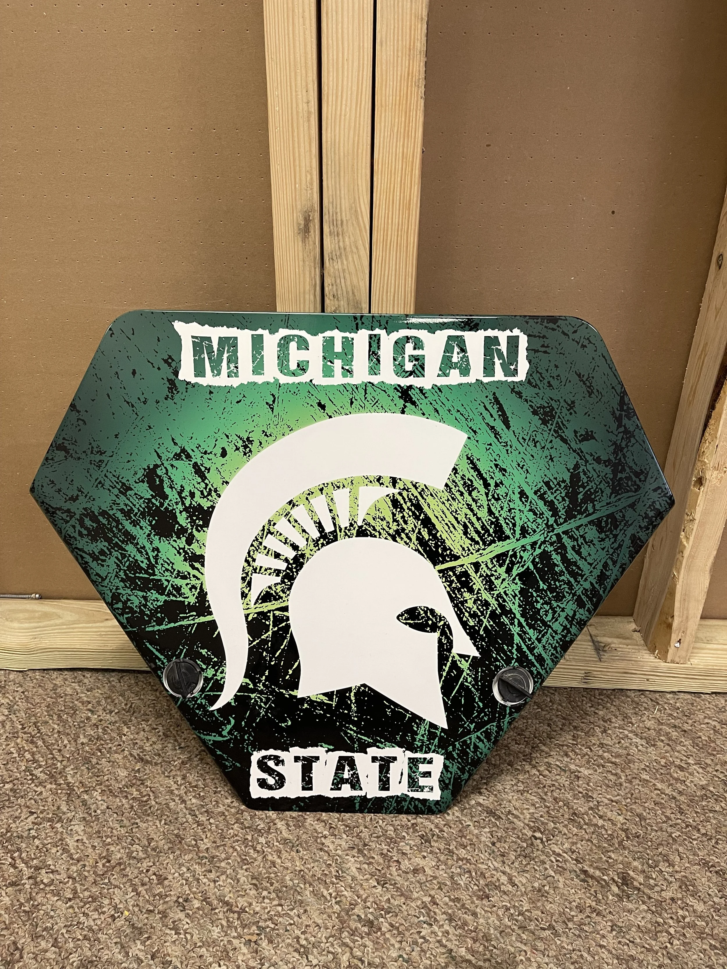 Michigan State Spartans side by side hood I designed (I did not install). I do not own rights to this design, it is owned by Obtain Graphics.