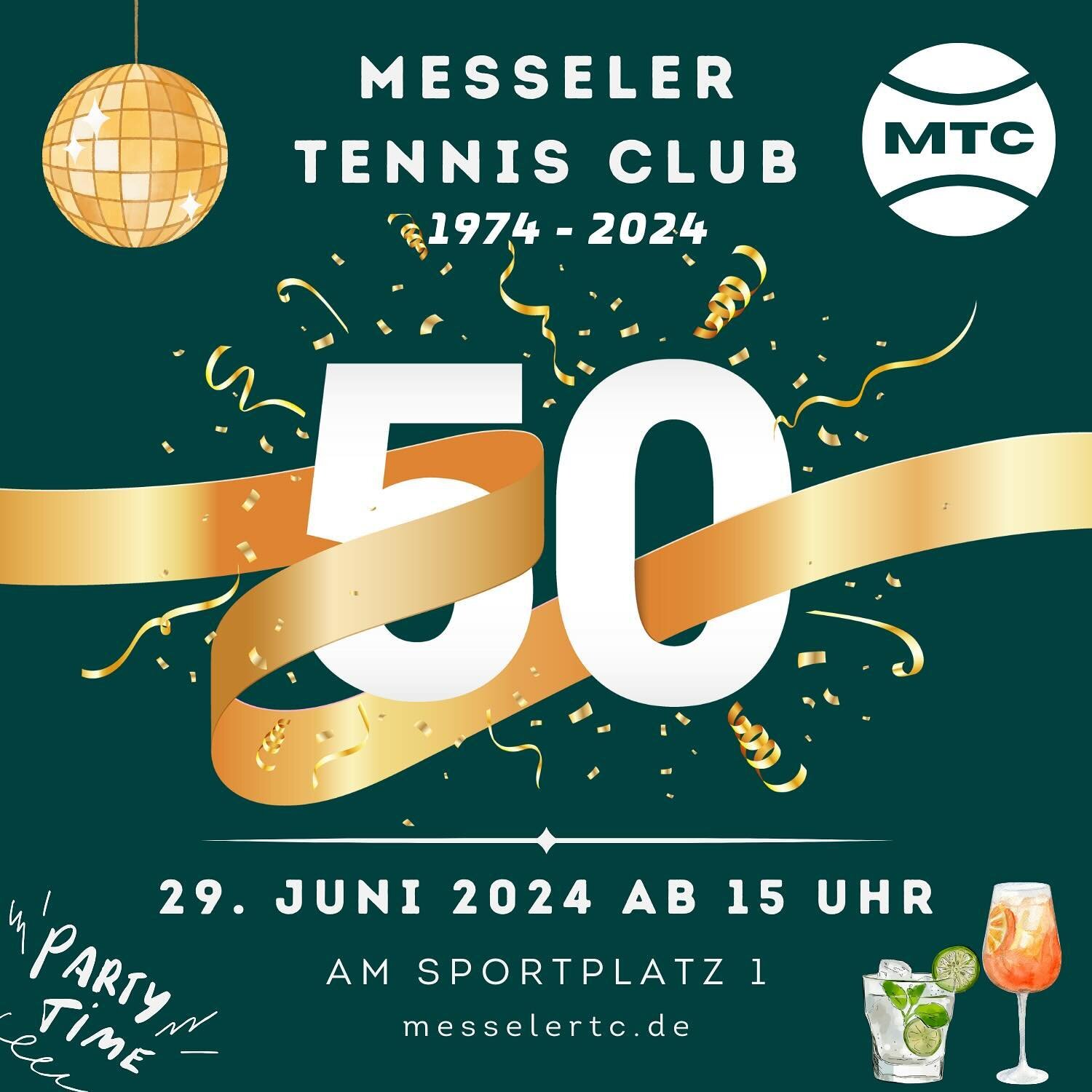 +++ Jubil&auml;um +++ 50 Jahre Messeler TC +++

2024 ist ein besonderes Jahr in unserer Vereinsgeschichte: vor 50 Jahren wurde der Messeler Tennisclub gegr&uuml;ndet. Was f&uuml;r eine Reise hinter dem MTC liegt! Das und unser gegenw&auml;rtiges Vere
