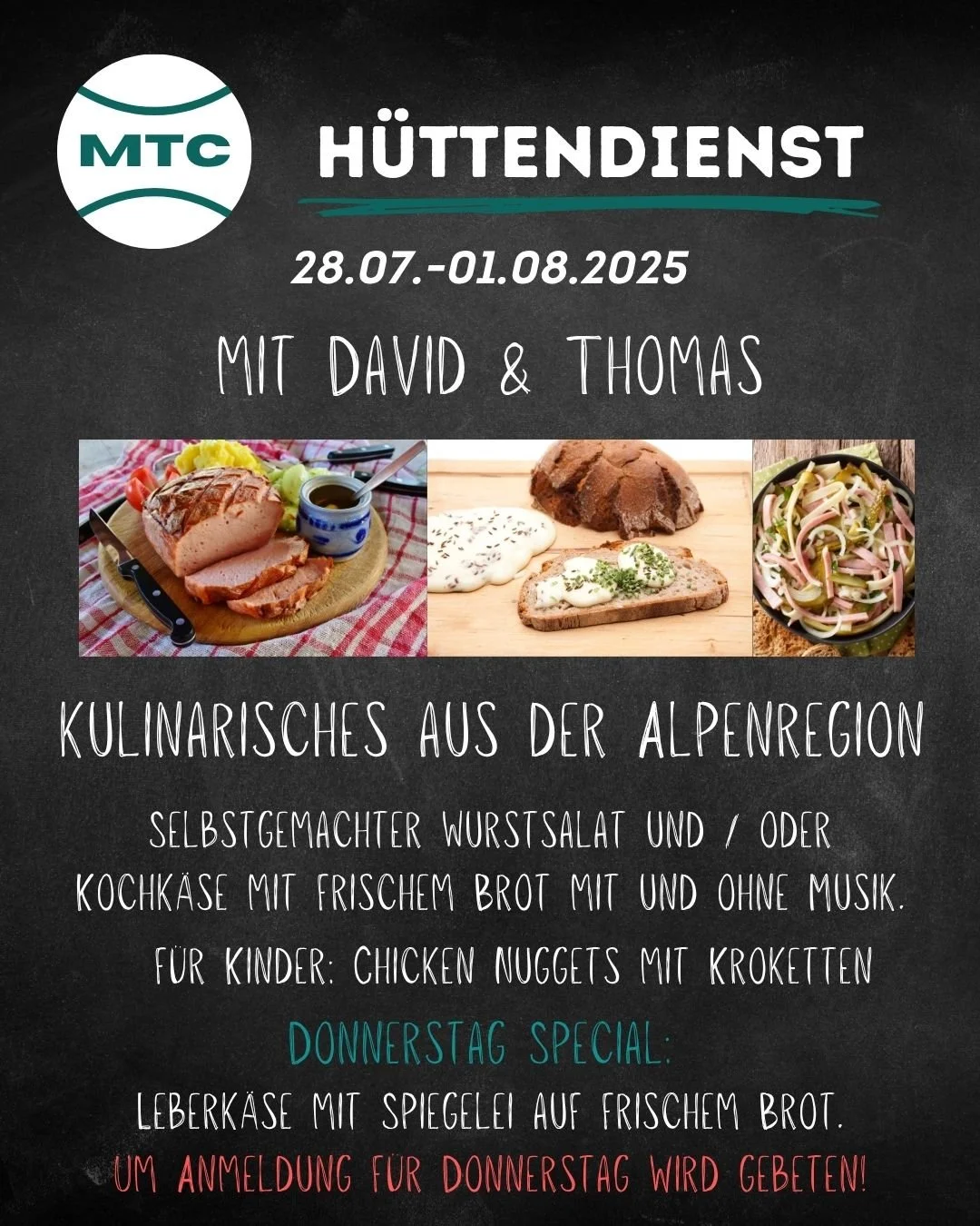 Hüttendienst KW31