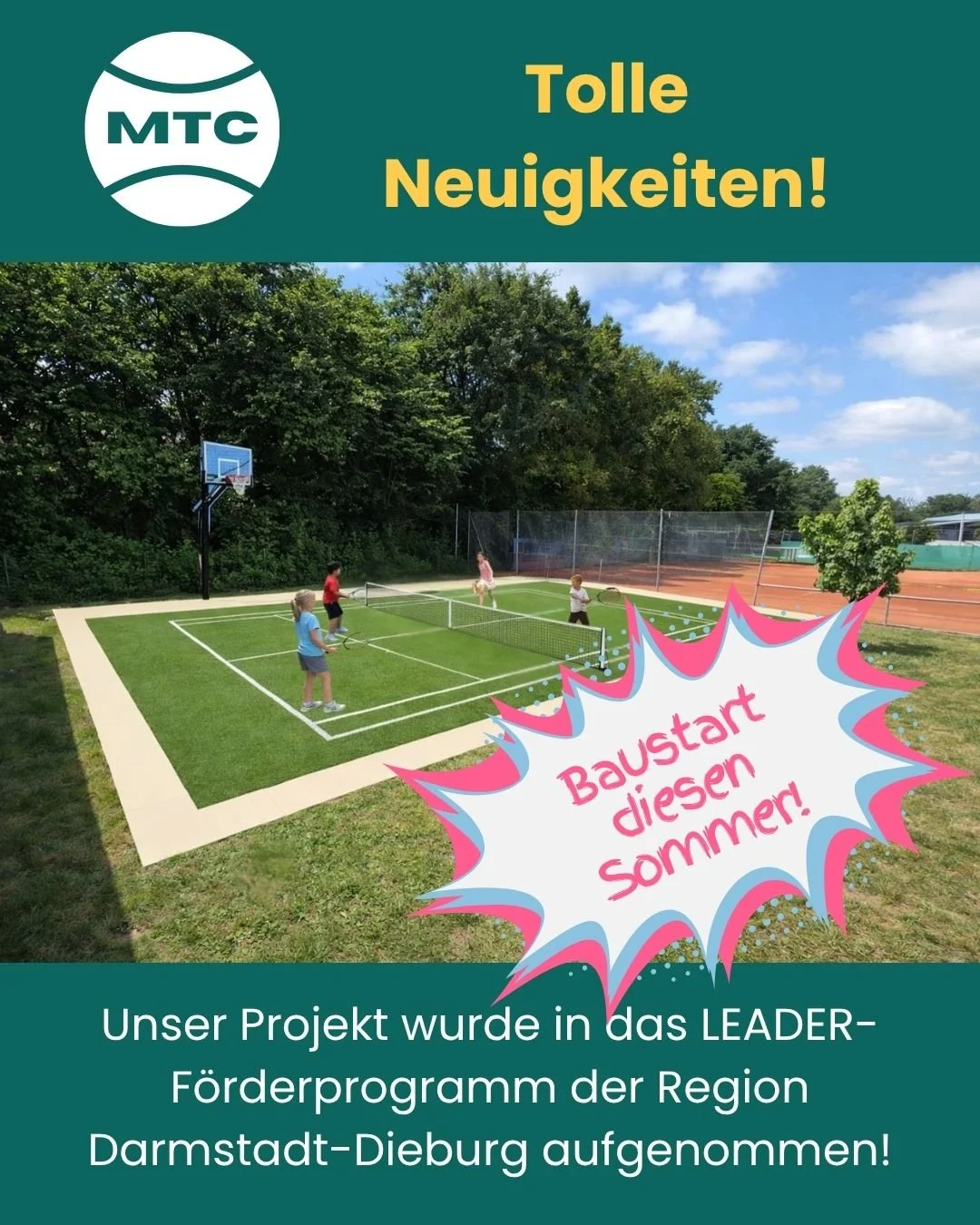 UPDATE: Tennis-Kleinfeld mit Multifunktion