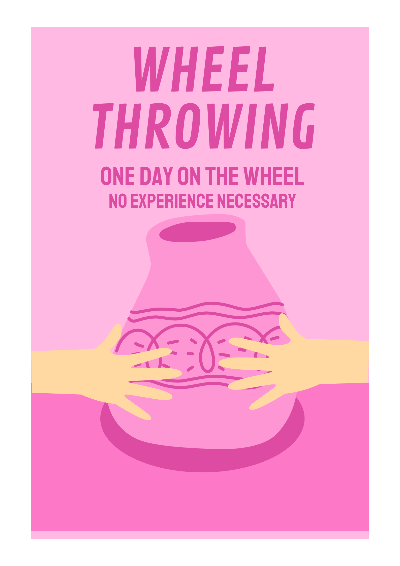 One-Day Wheel Throwing Classes September 27 2:30-5