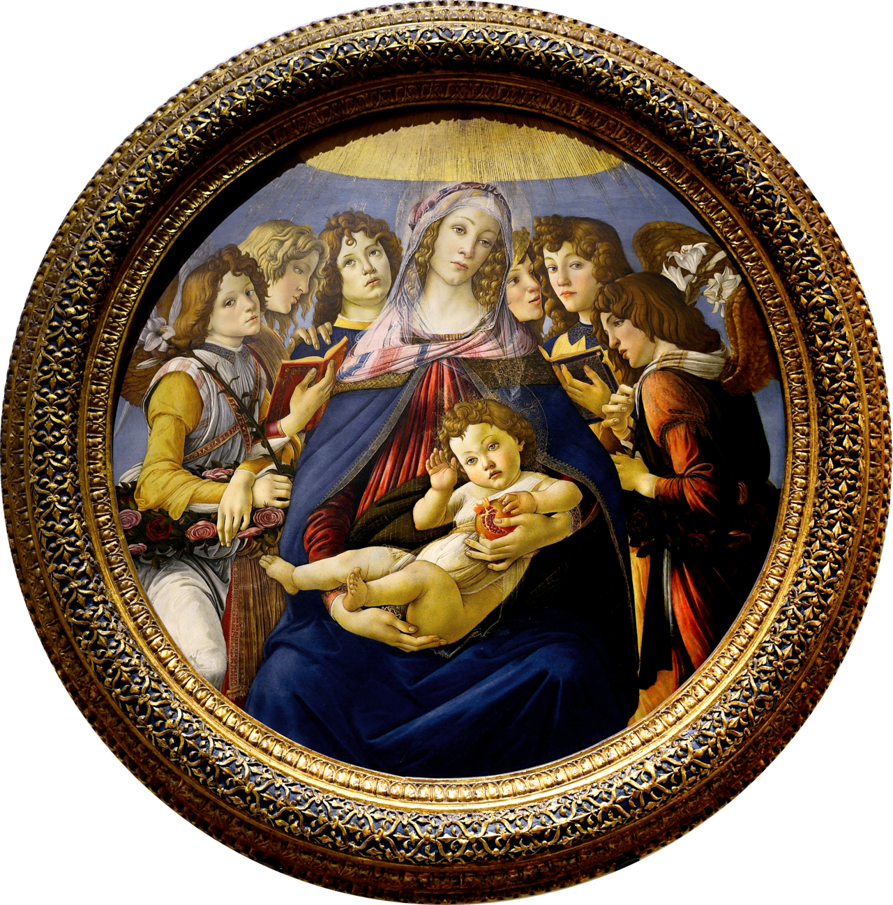 Madonna of the Pomegranate by Sandro Botticelli