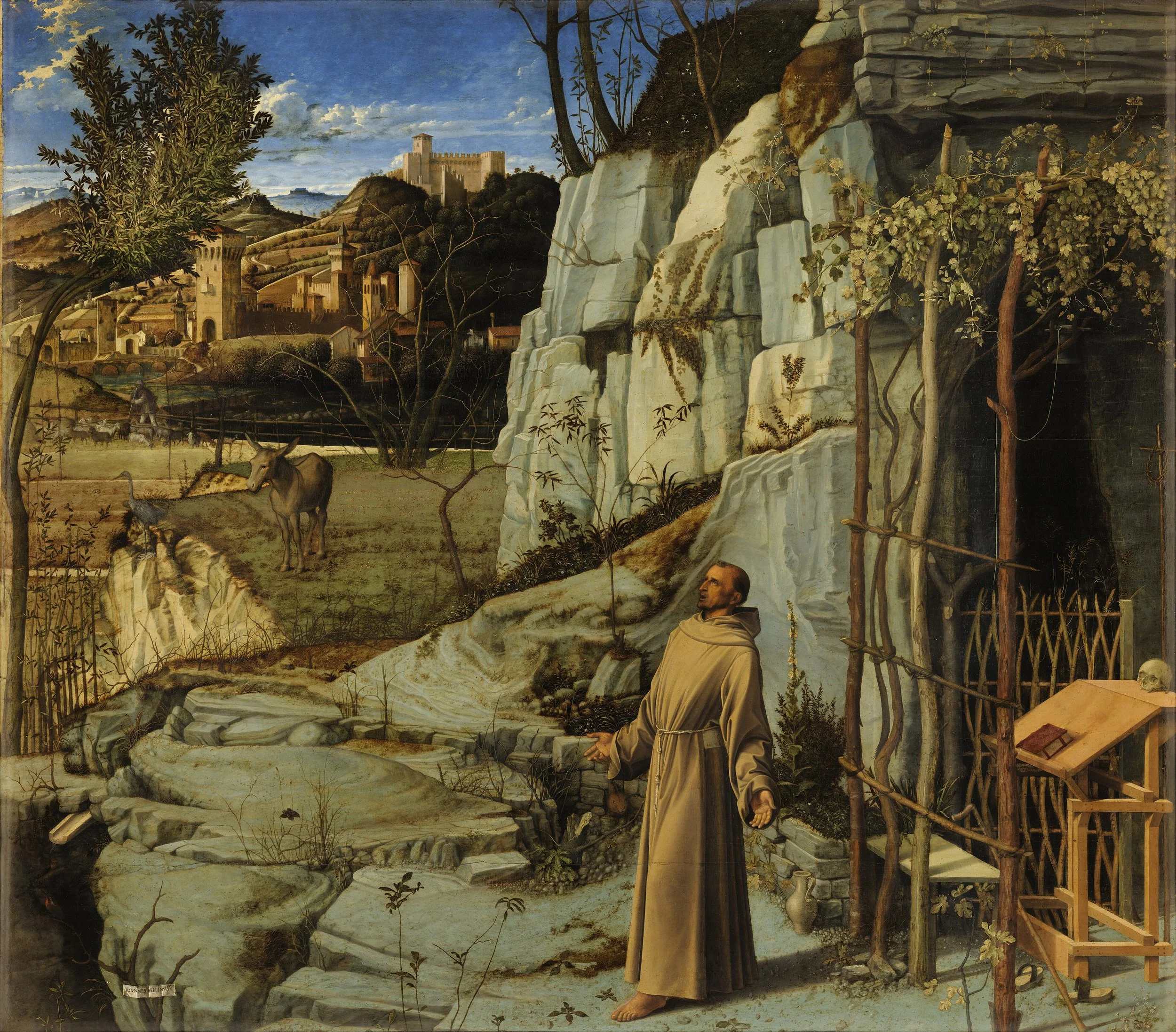 St. Francis in the Desert by Bellini