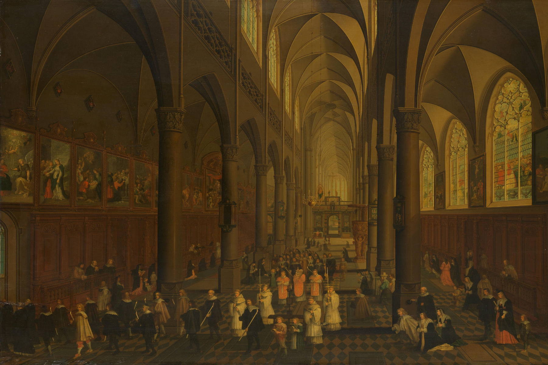 The 15 Mysteries of the Rosary Paintings at St. Paul’s Church, Antwerp