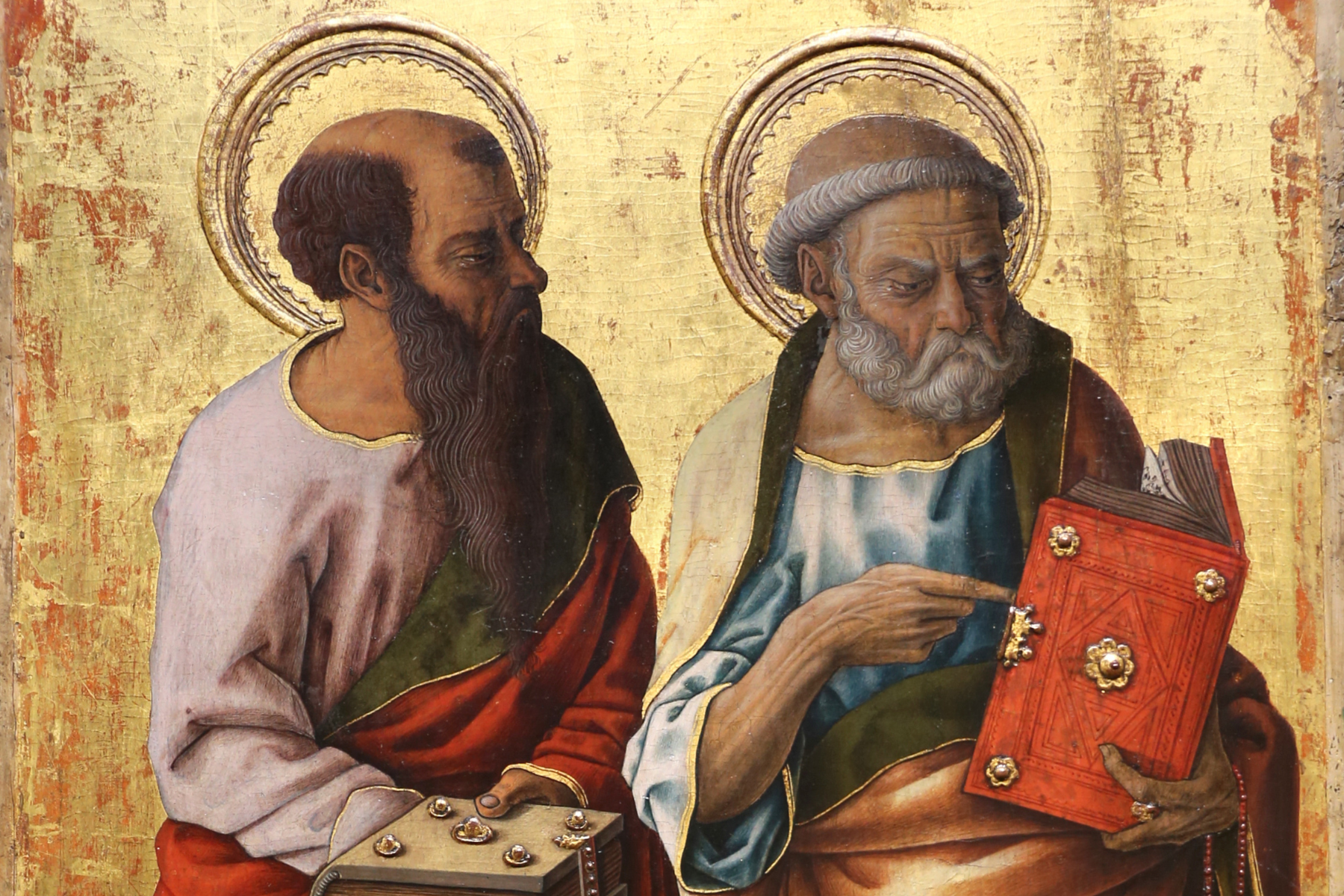 June Sacred Artwork of the Month: Saints Peter and Paul by Carlo Crivelli