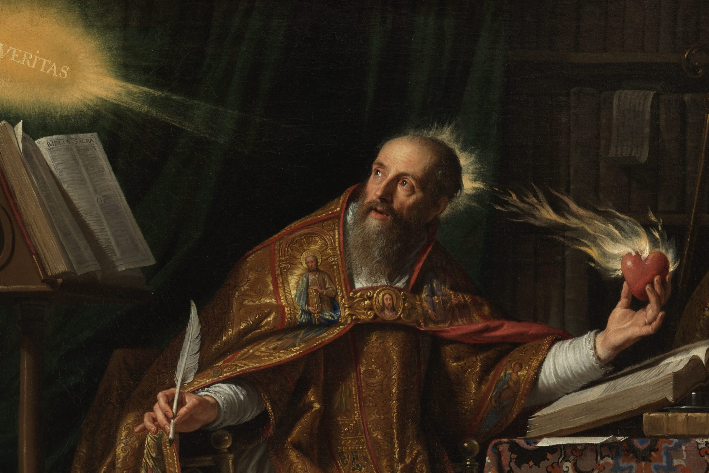 August Sacred Artwork of the Month: St. Augustine by Philippe de Champaigne