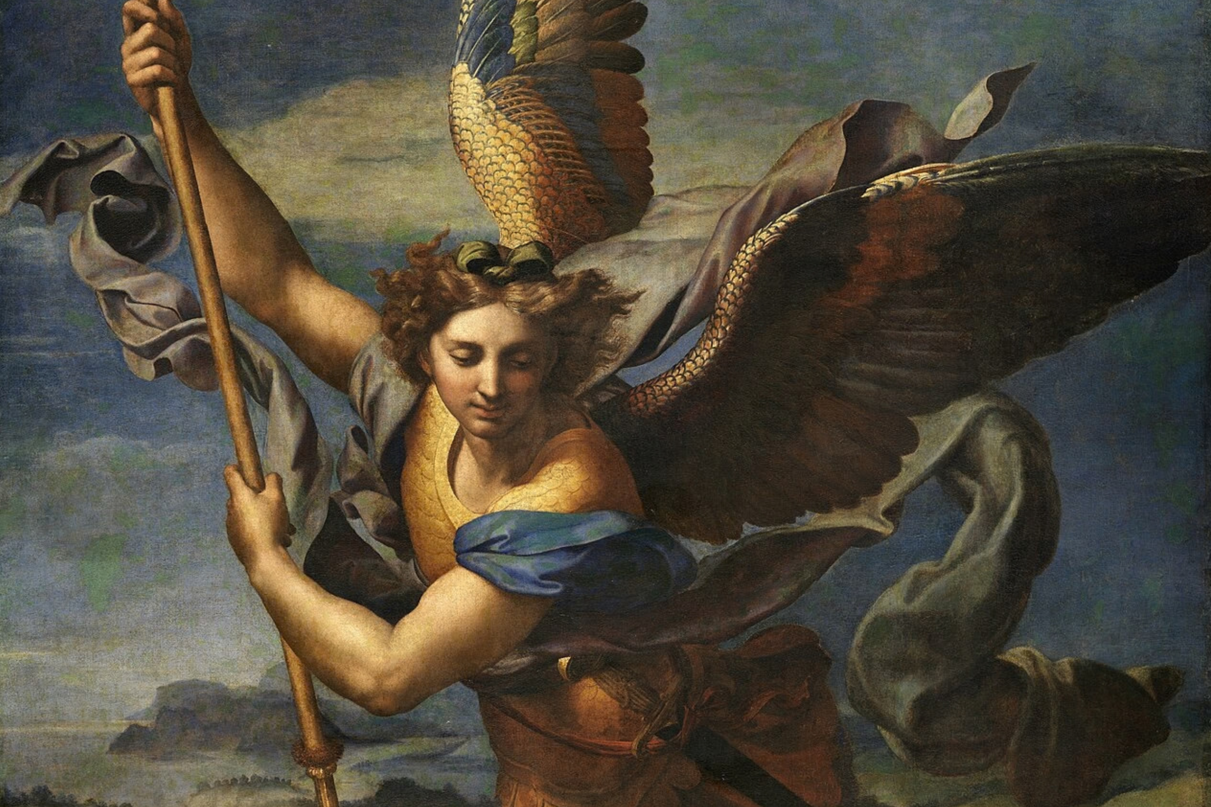 September Sacred Artwork of the Month: St. Michael Vanquishing Satan by Raphael