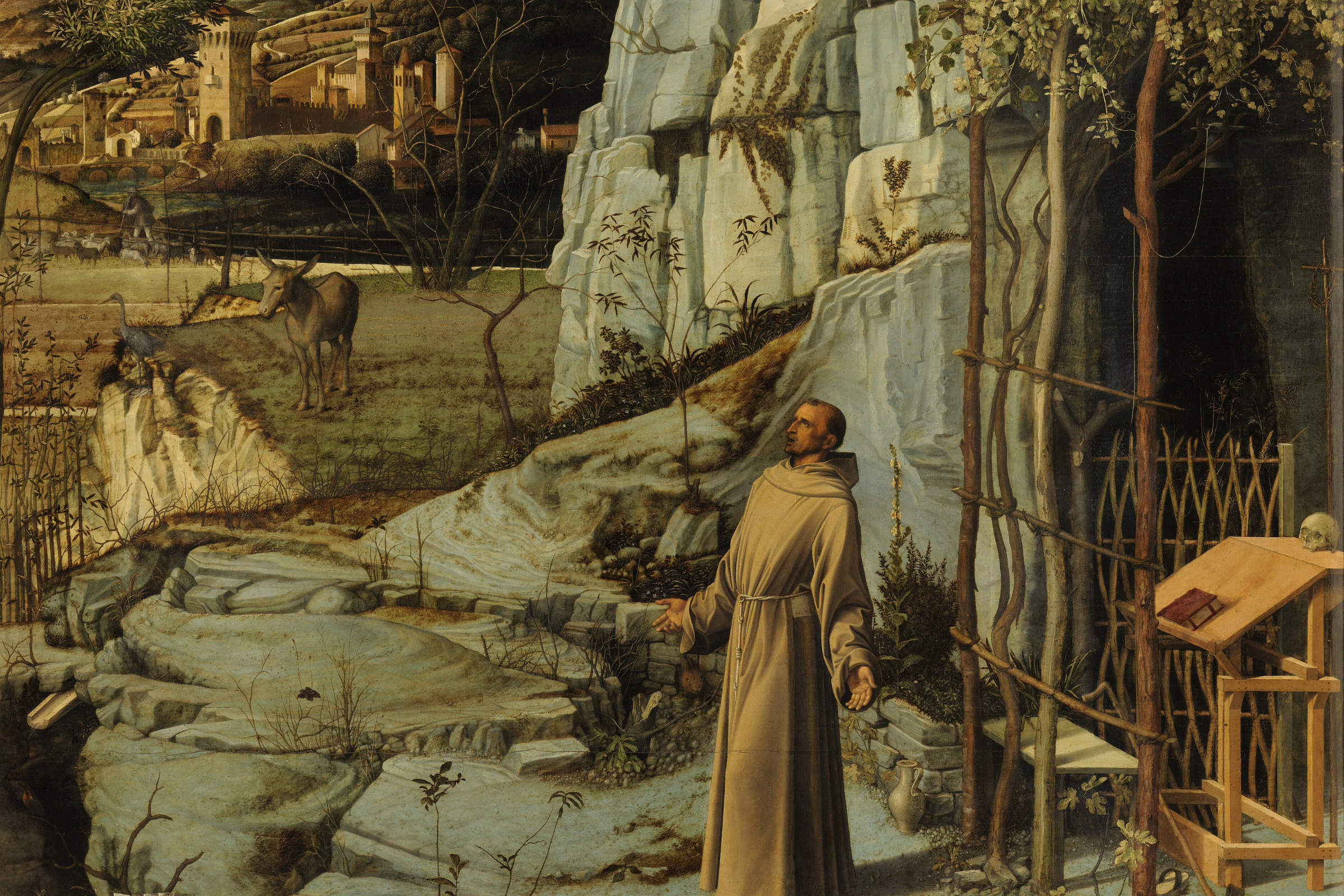 October Sacred Artwork of the Month: St. Francis in the Desert by Giovanni Bellini