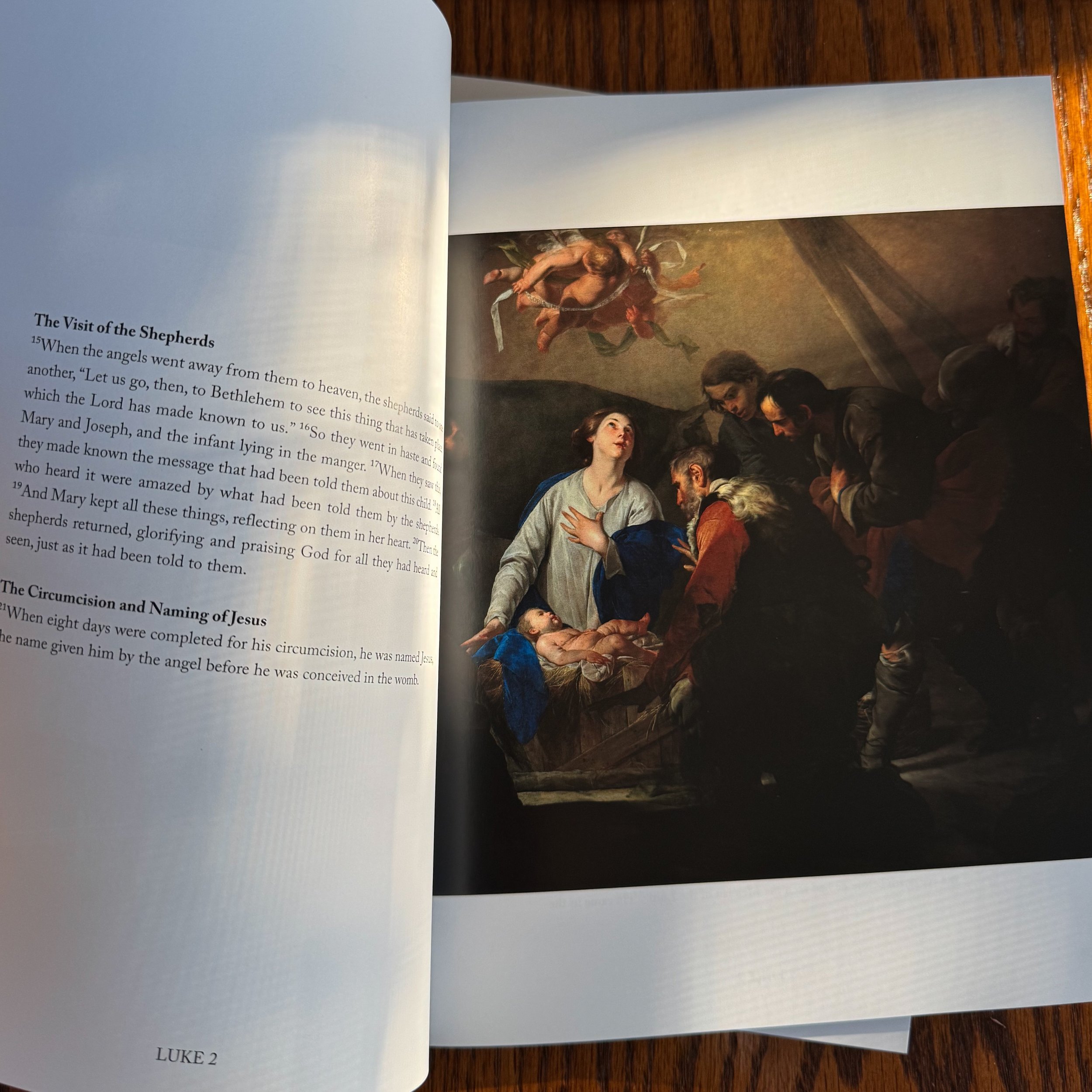 The Gospel with Sacred Art Catholic interior