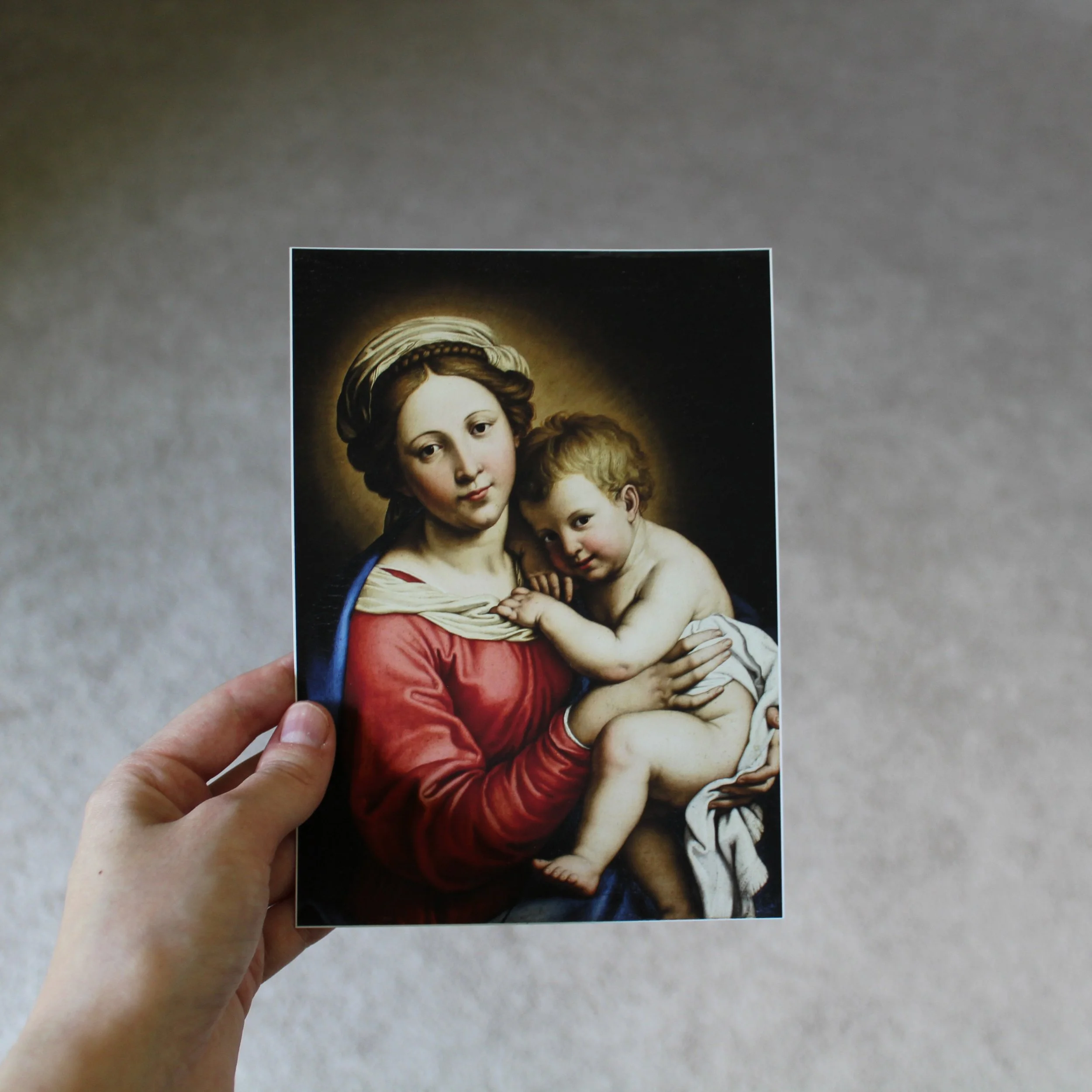Madonna and Child by Sassoferrato Catholic Fine Art Print (4).JPEG