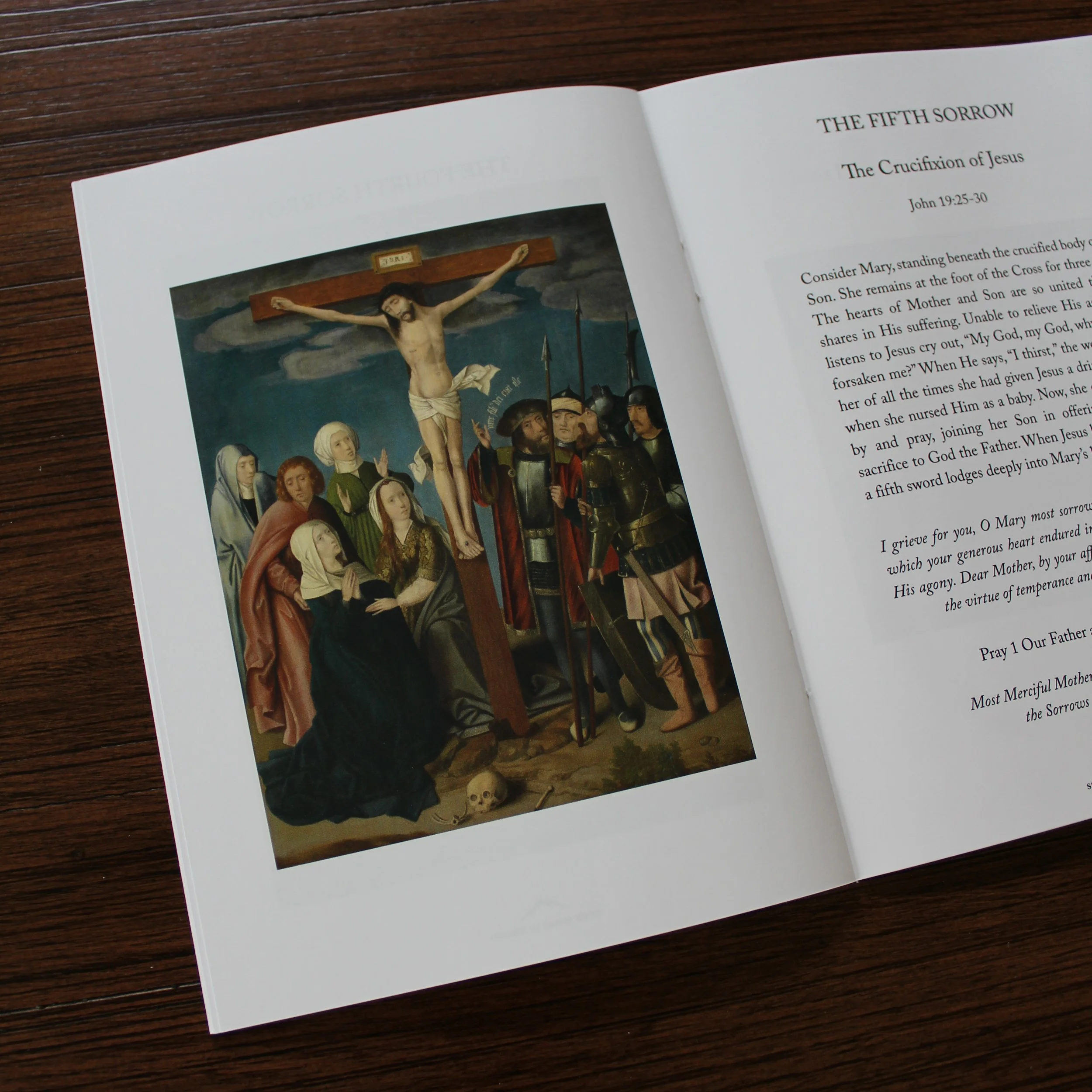 The Seven Sorrows Rosary Catholic prayer booklet