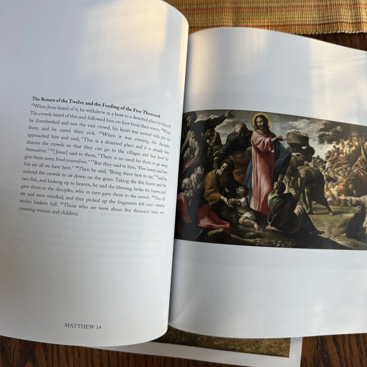 The Gospel with Sacred Art Catholic interior