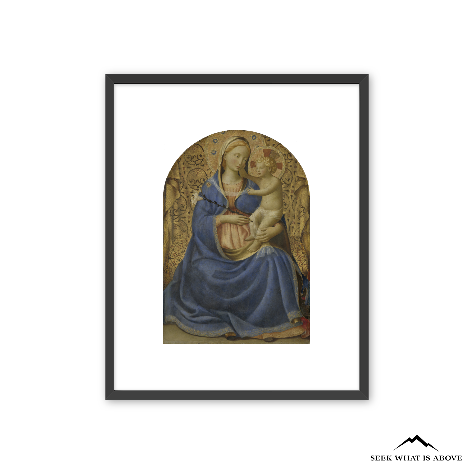 Fra Angelico's Madonna of Humility Fine Art Print (Optional Frame) — Catholic Wall Art