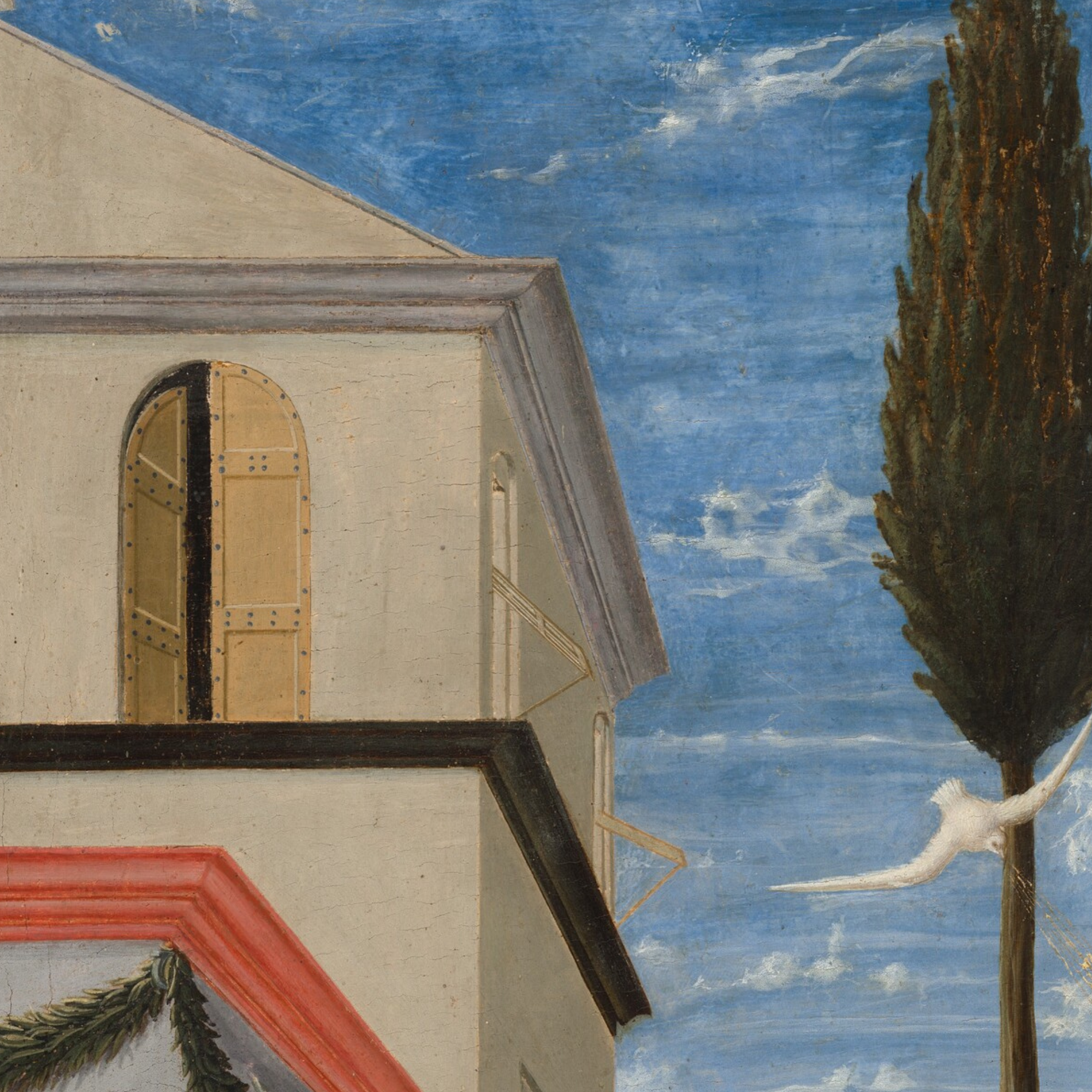Detail of Painting of the Annunciation by Fra Carnevale