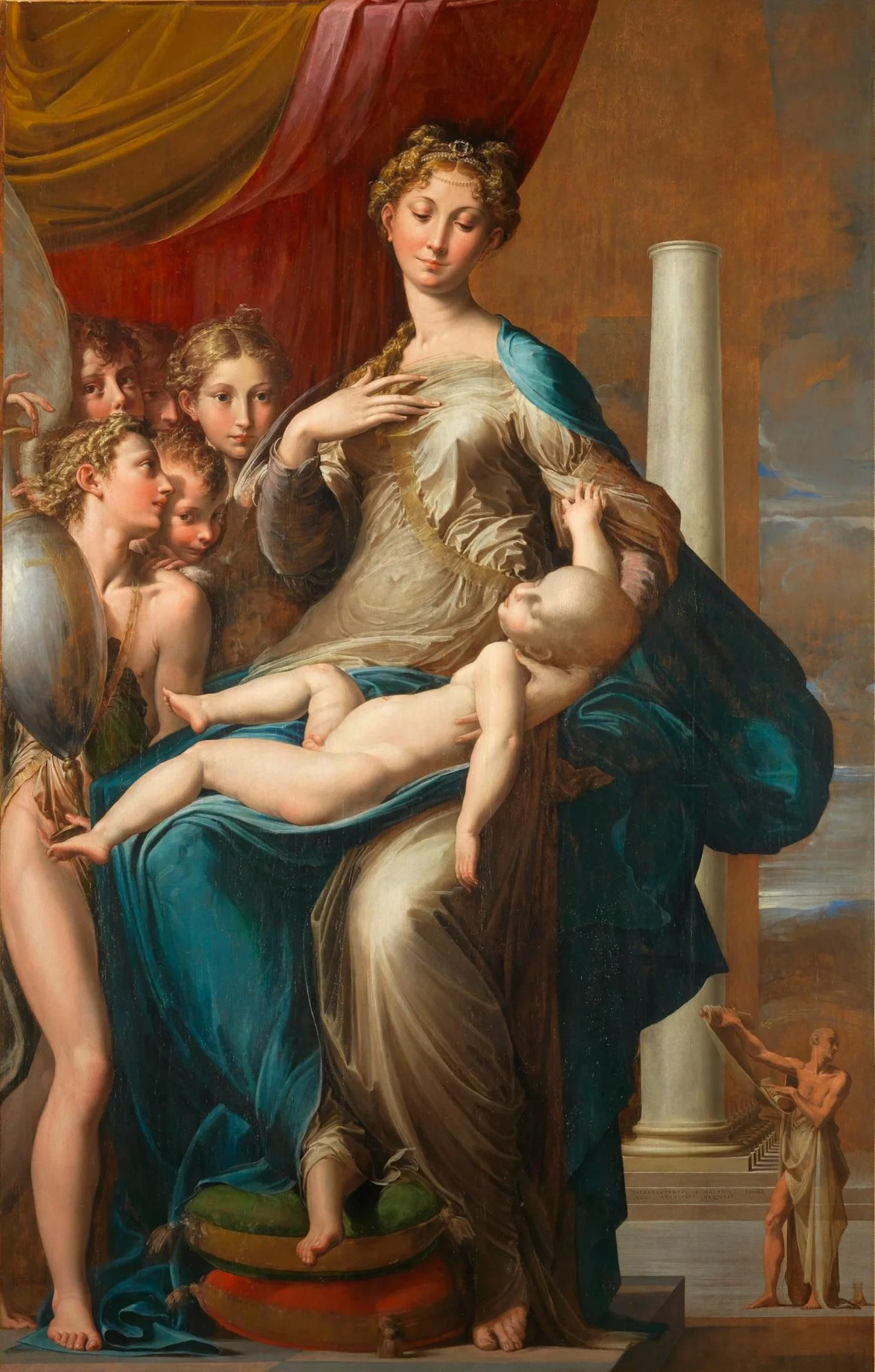 Madonna with the Long Neck by Parmigianino