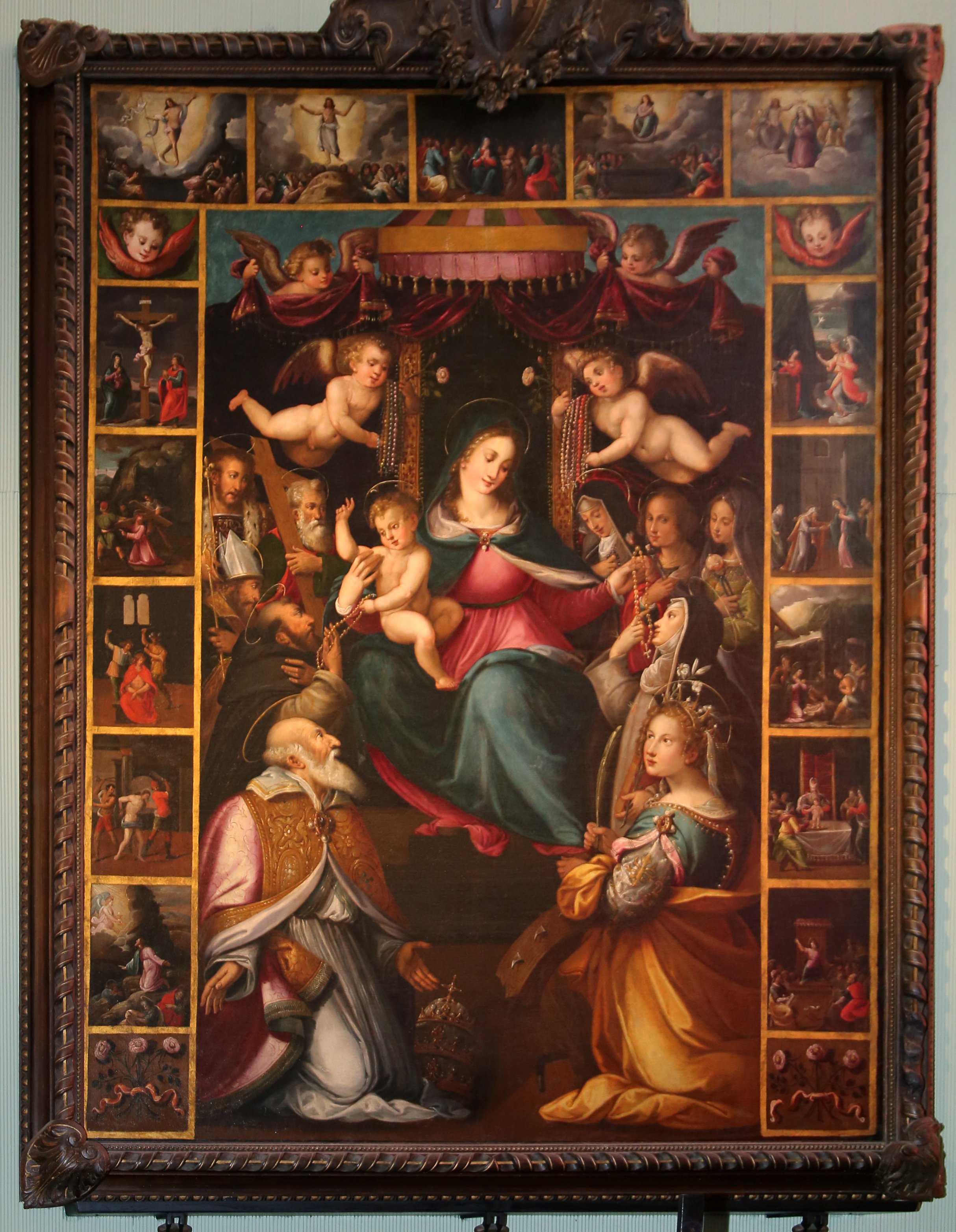 Madonna of the Rosary Altarpiece by Niccolò Betti