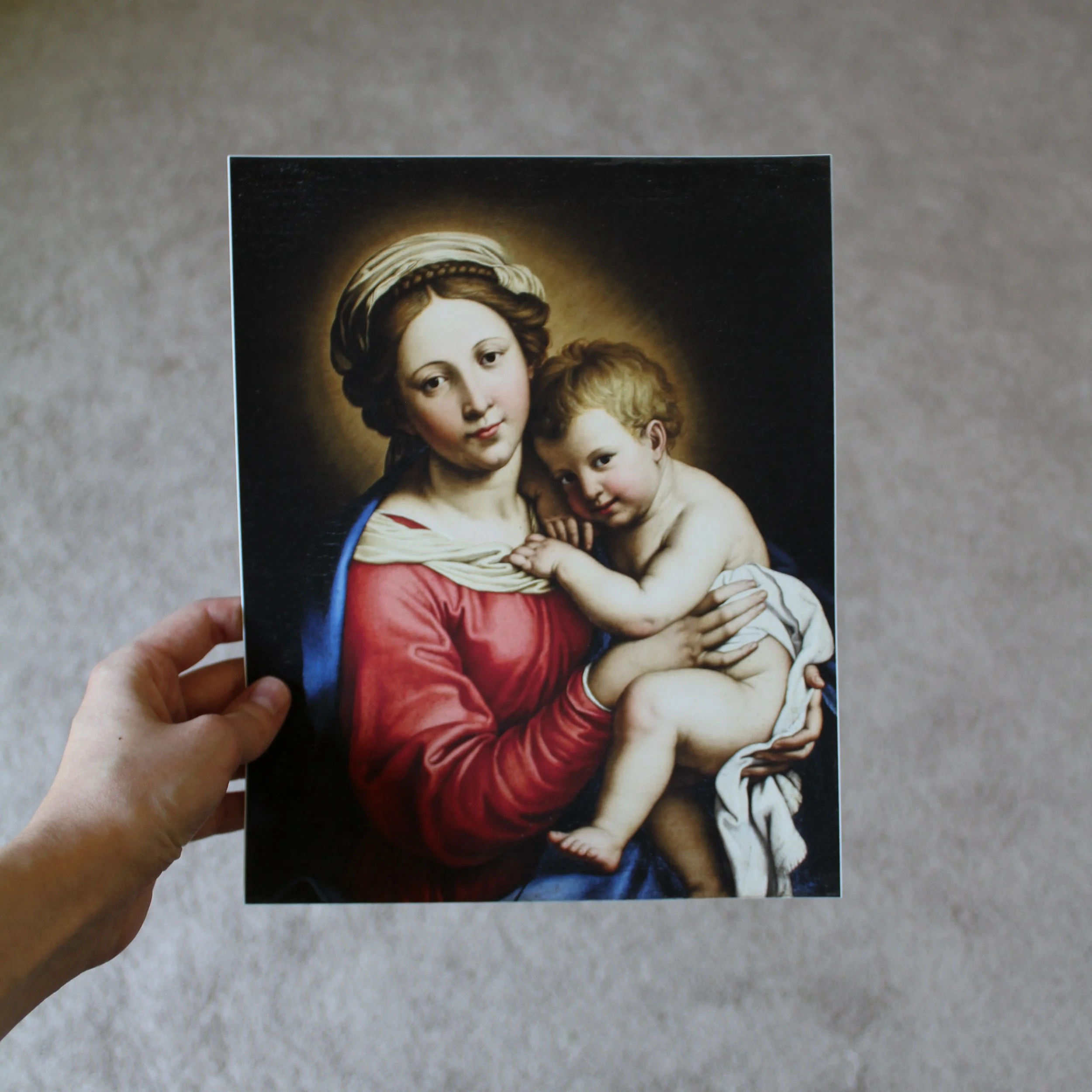 Madonna and Child by Sassoferrato — Catholic Fine Art Print