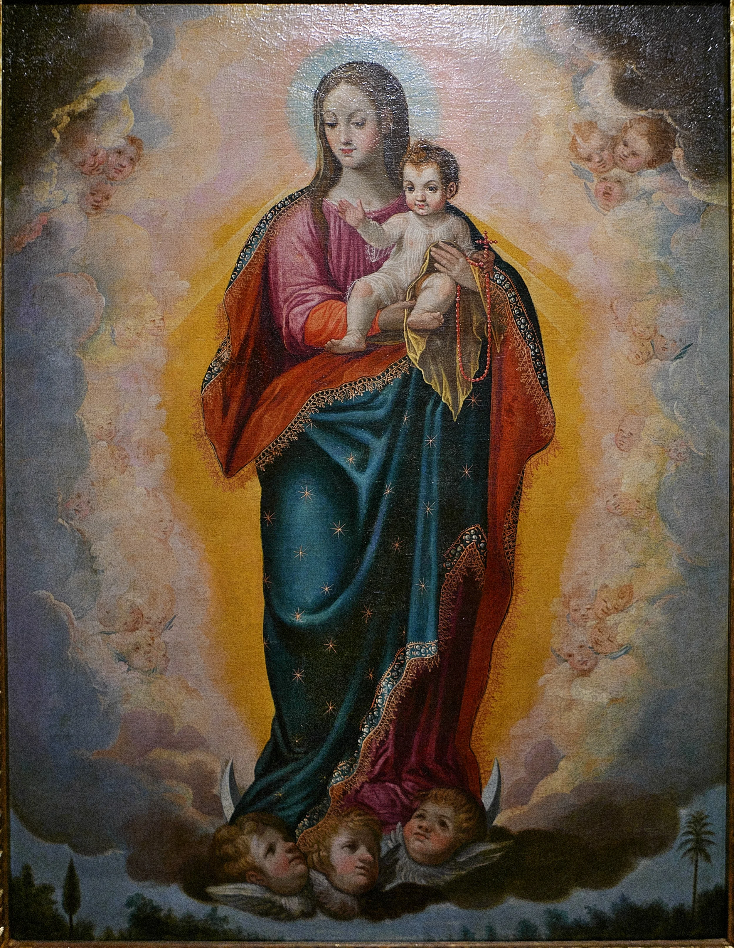 Virgin of the Rosary by Juan de Uceda