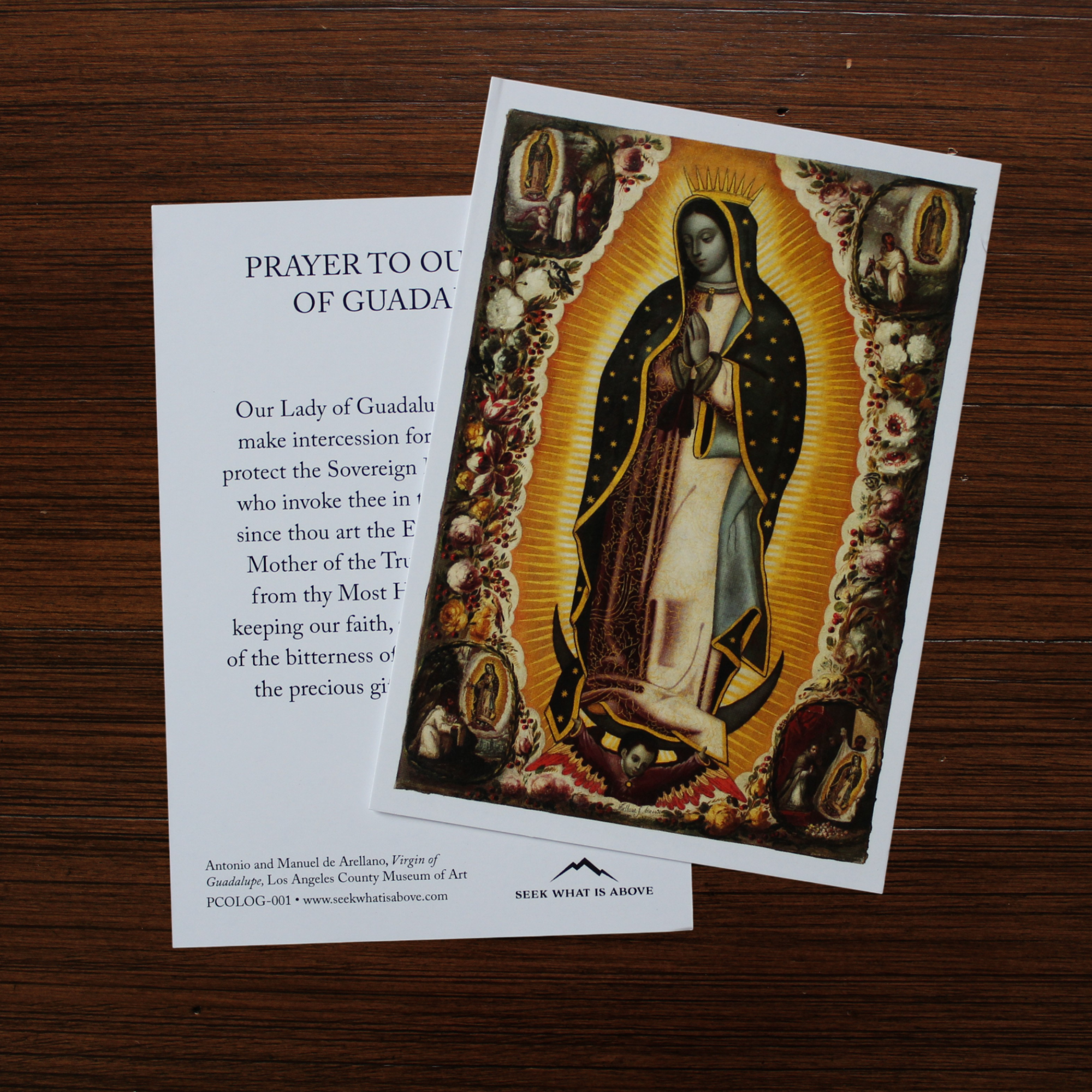Our Lady of Guadalupe English Prayer Catholic Prayer Card.png
