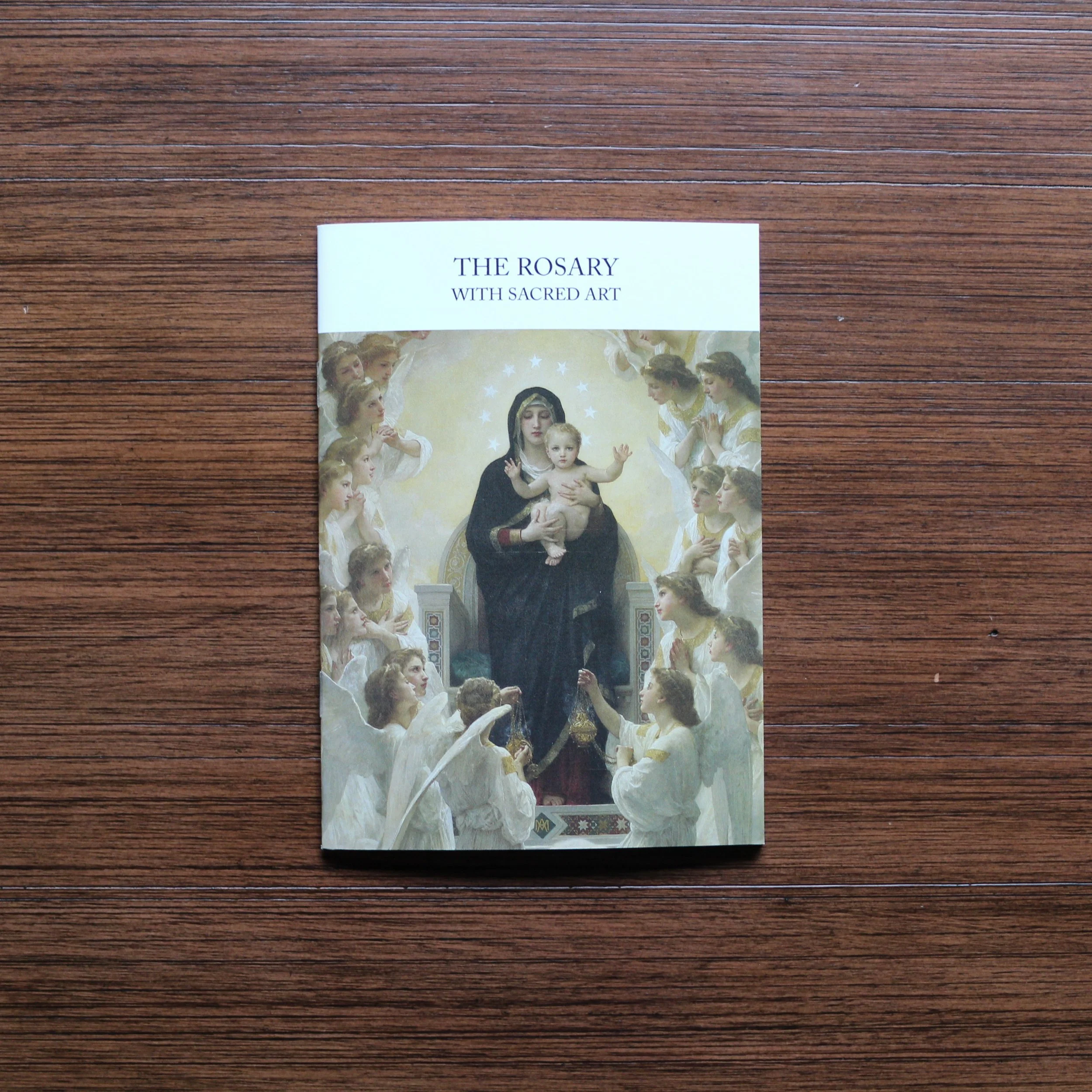 Catholic Rosary booklet The Rosary with Sacred Art featuring 20 Mysteries of the Rosary with sacred art and Scripture-based meditations