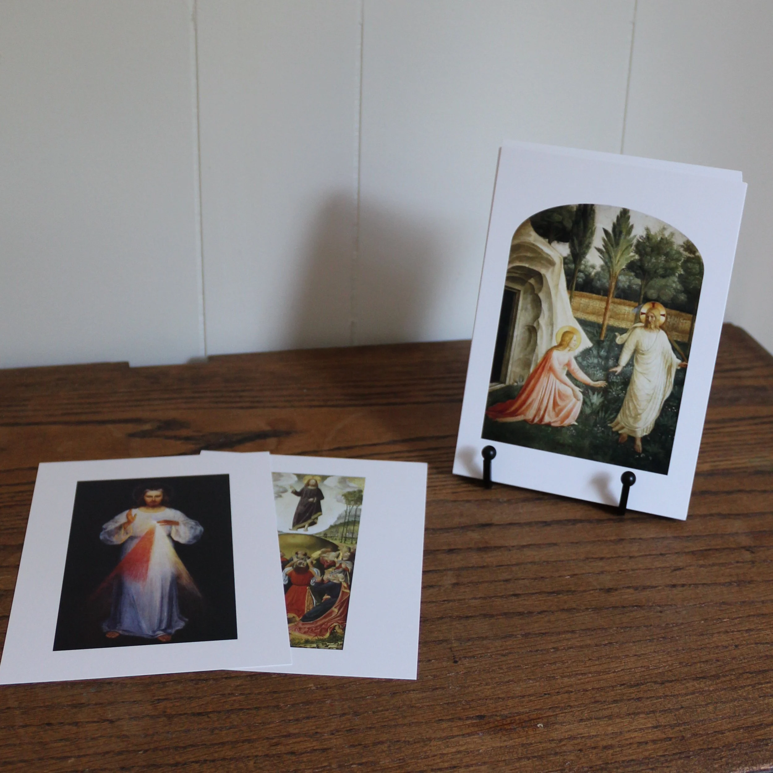 Catholic liturgical year card set with 49 sacred art devotional cards