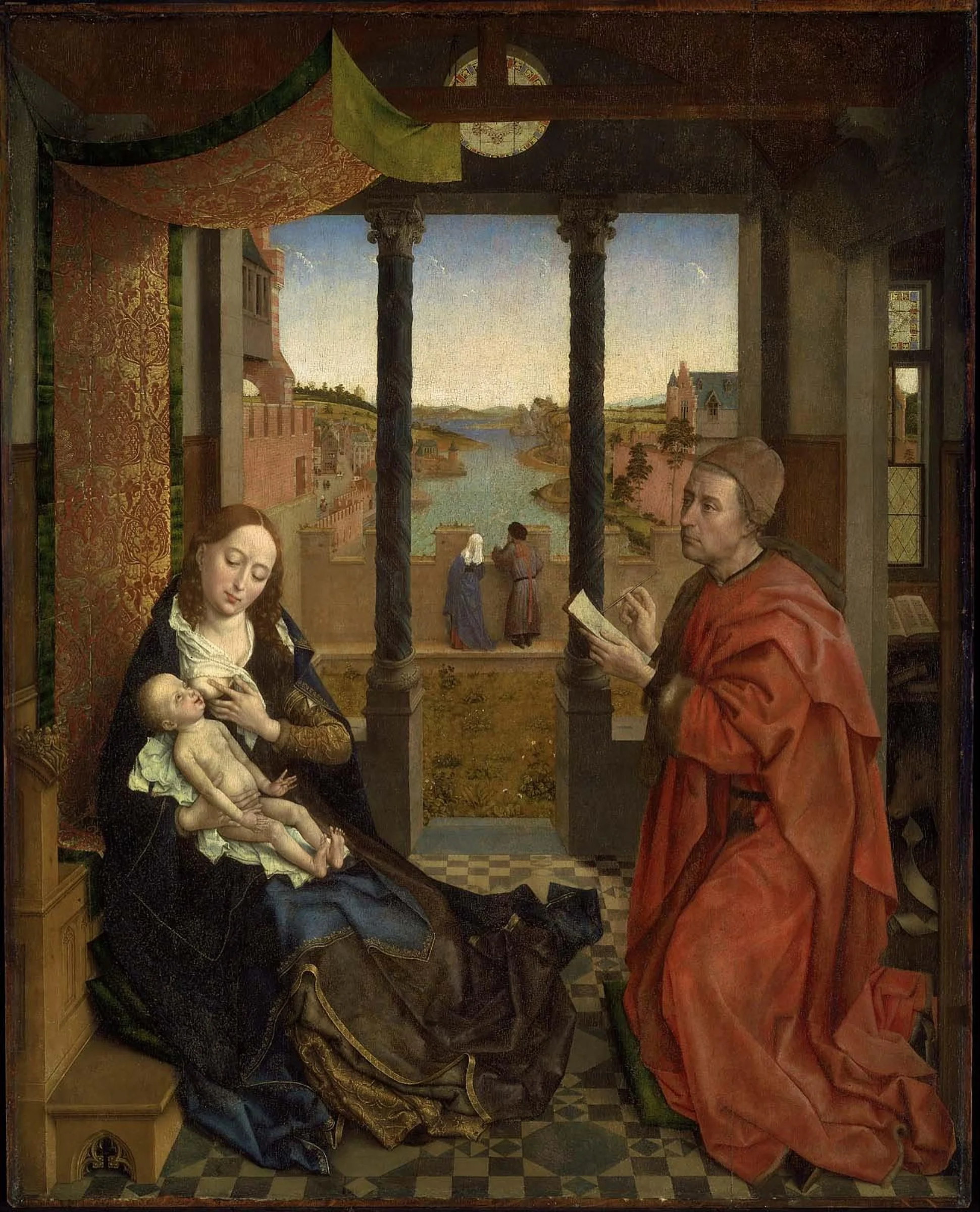 St. Luke Drawing the Virgin by Rogier van der Weyden