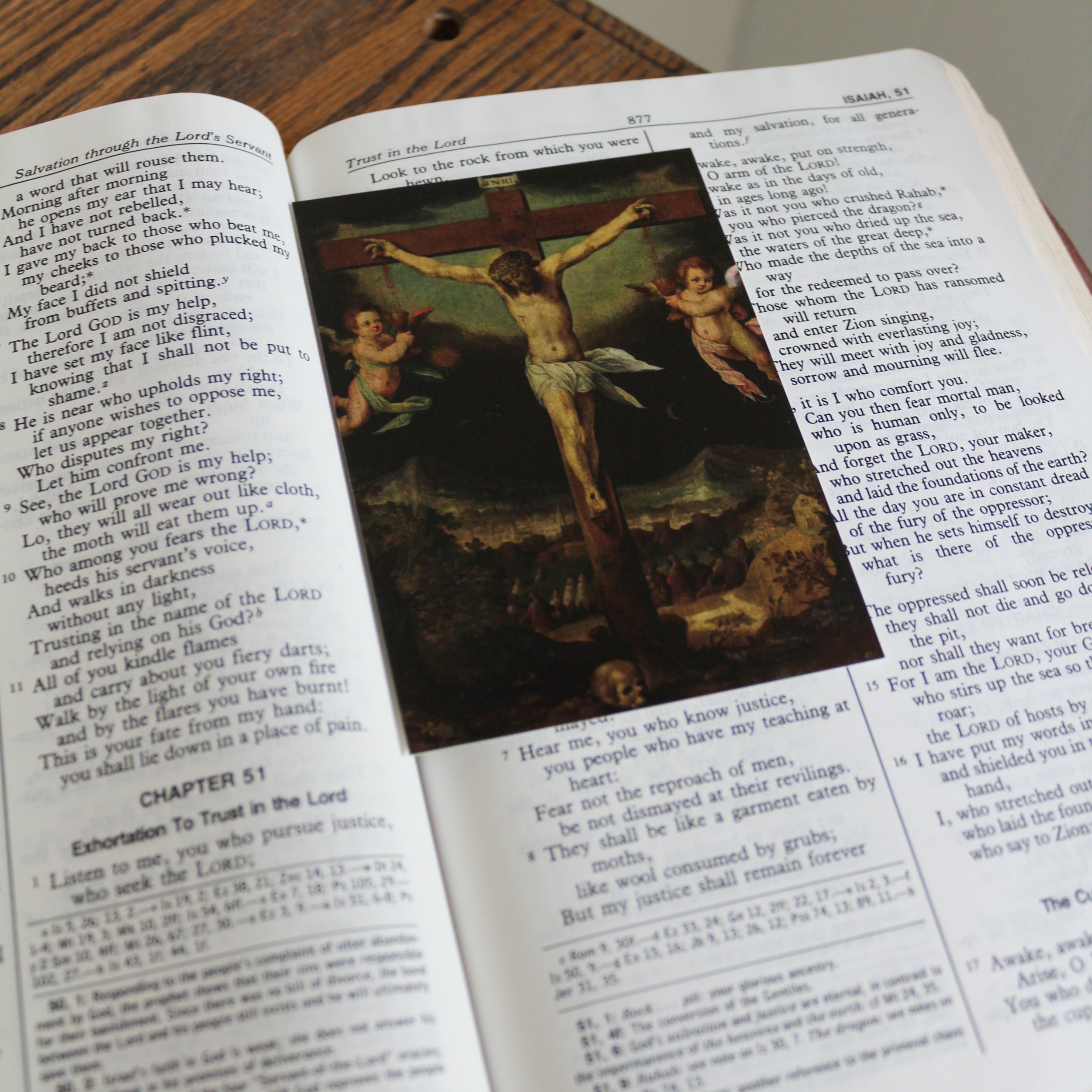 Anima Christi Catholic prayer card