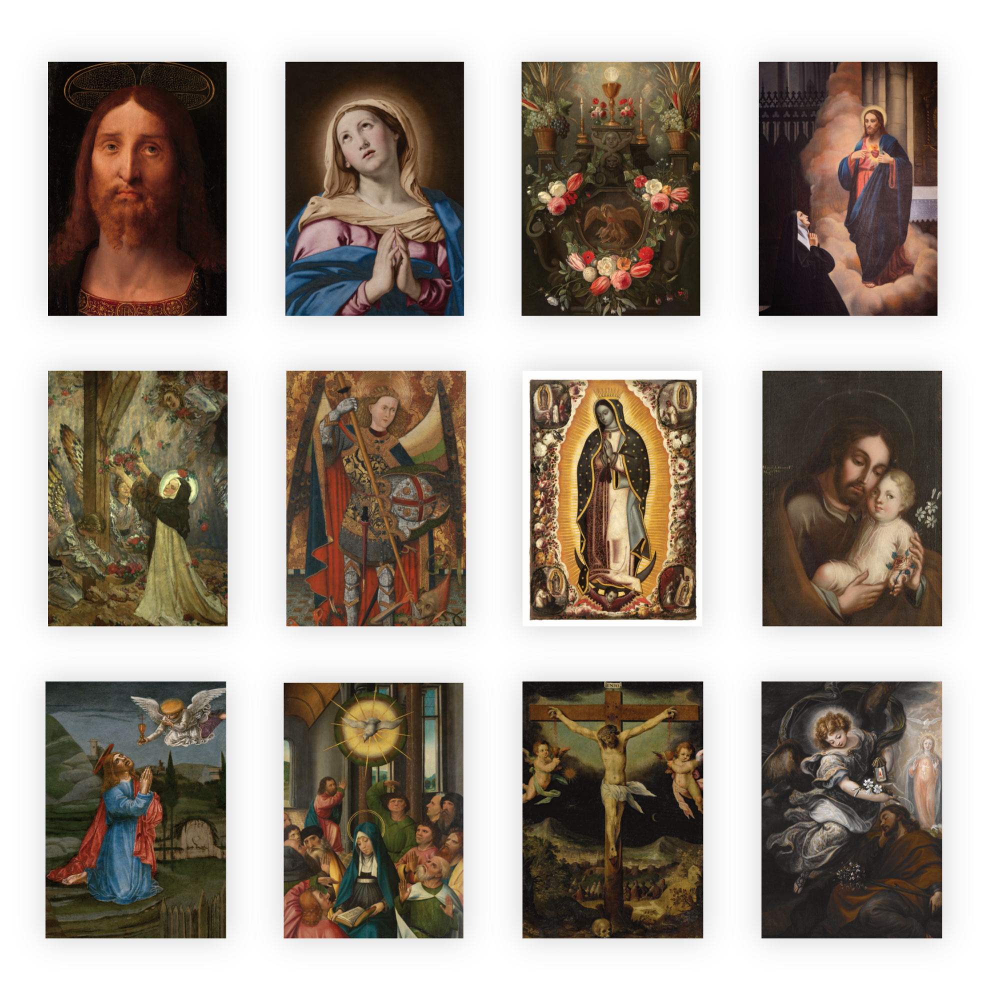 Catholic Prayer Card Bundle | Set of 12