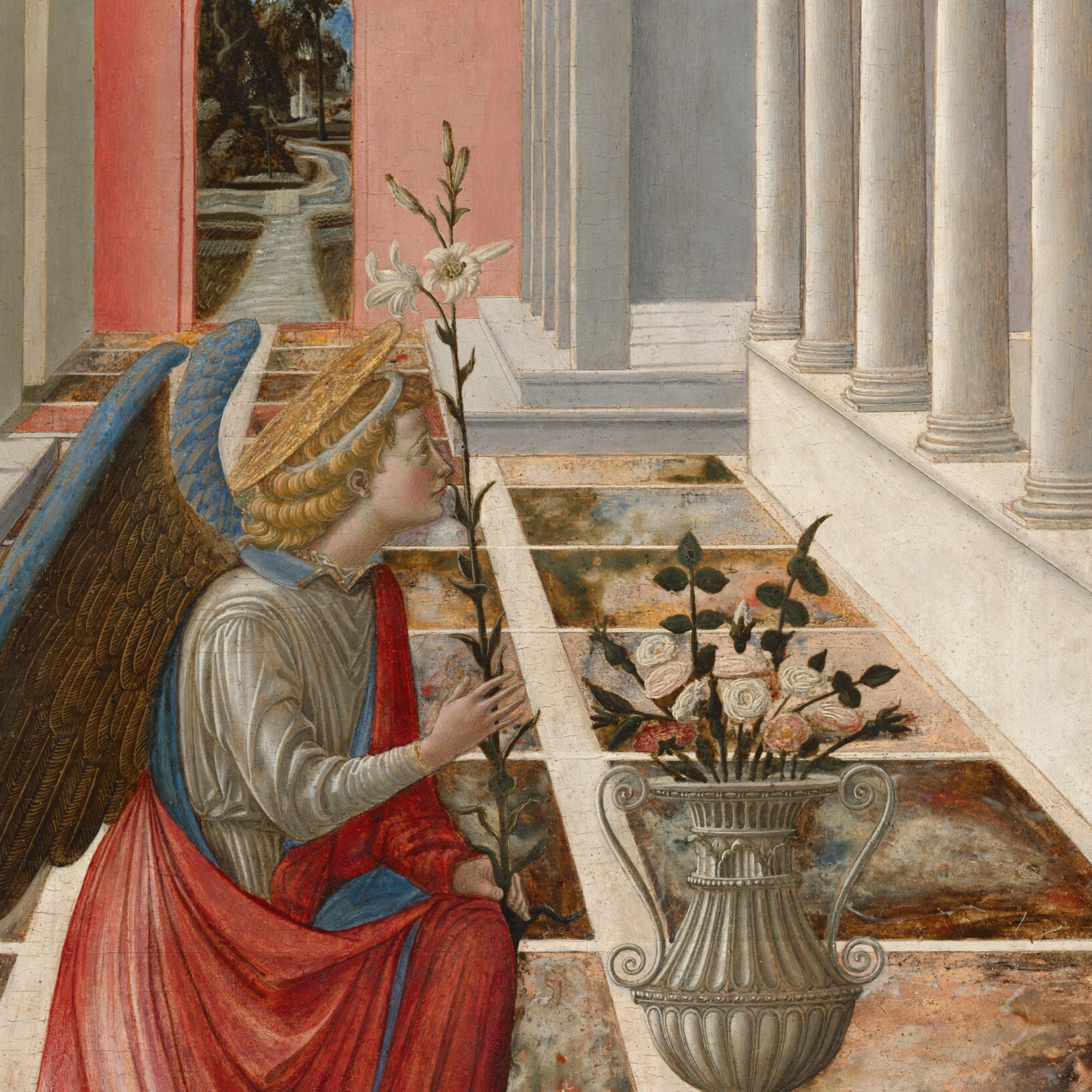 Detail of Painting of the Annunciation by Fra Carnevale
