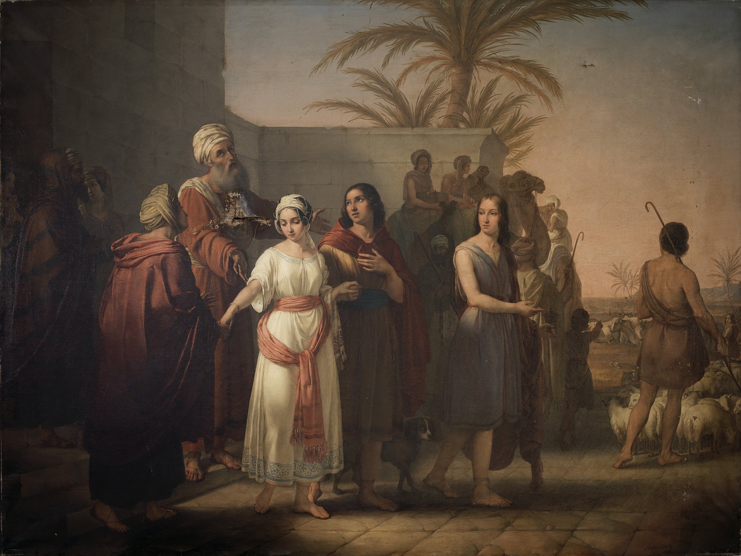 Tobias and Sarah Painting  Francesco Antonibon di Venezia
