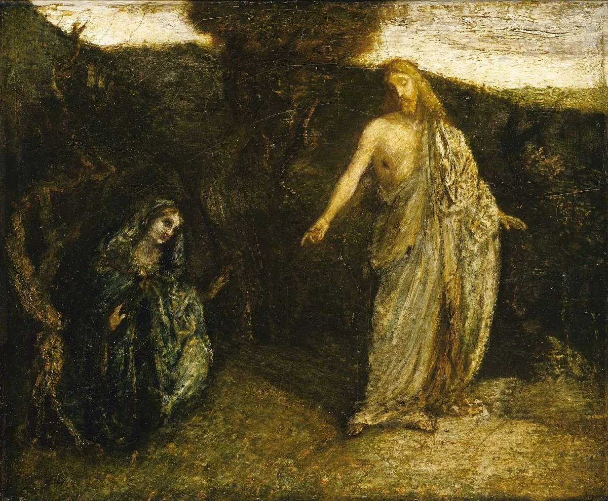 Painting of "Christ Appearing to Mary" by Albert Pinkham Ryder