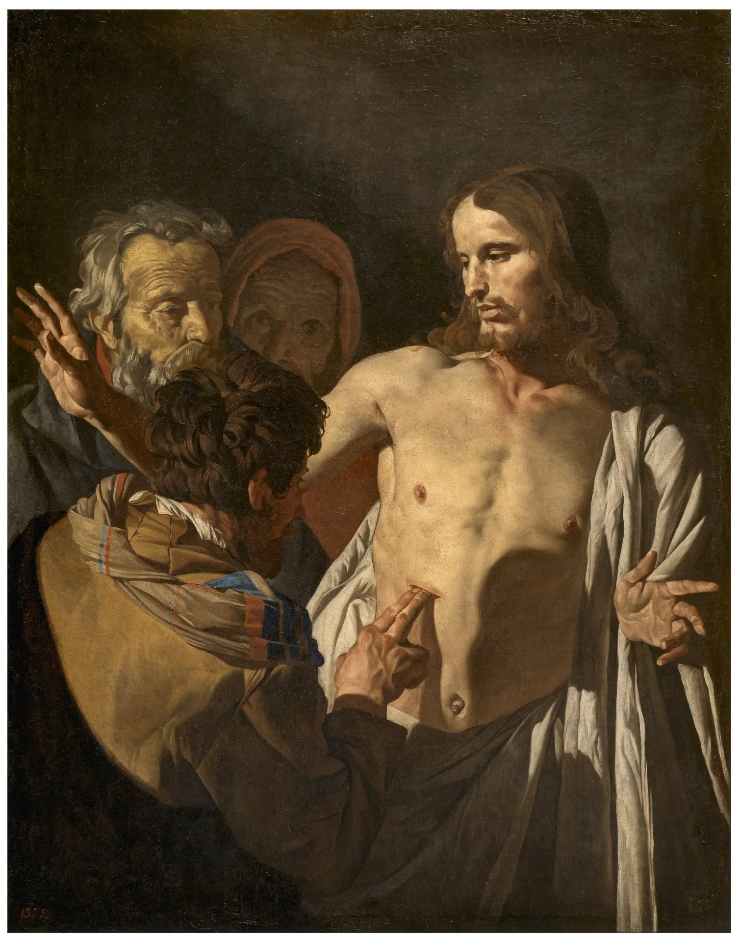 Matthias Stom, The Incredulity of Saint Thomas, 1641-1649, Museo del Prado