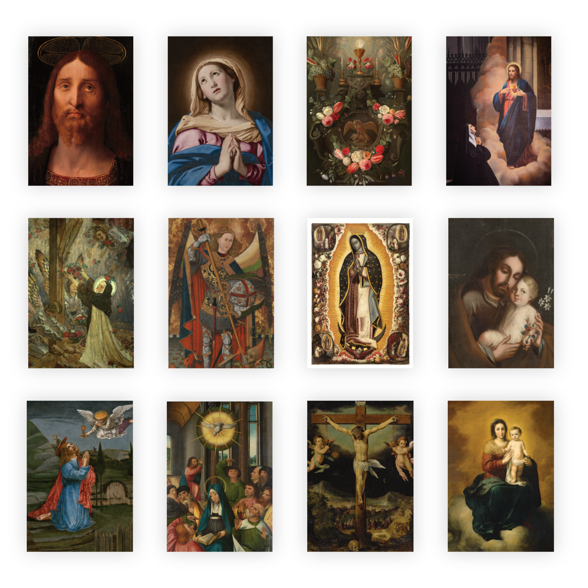 Catholic Prayer Card Bundle | Set of 12