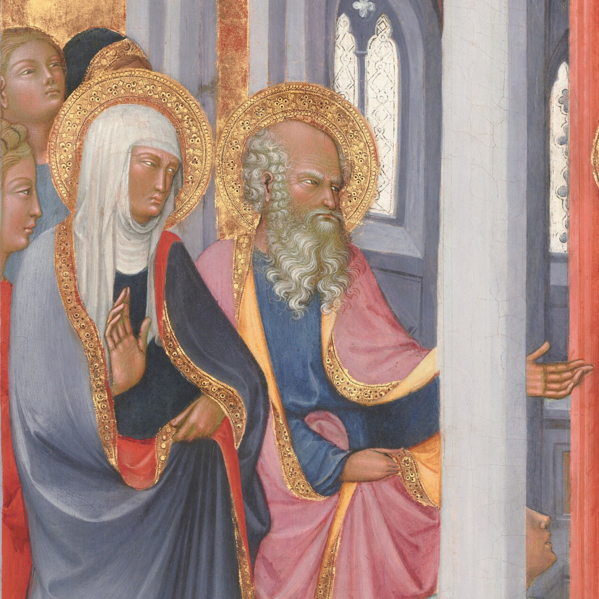 Detail from The Presentation of the Virgin in the Temple by Paolo di Giovanni Fei