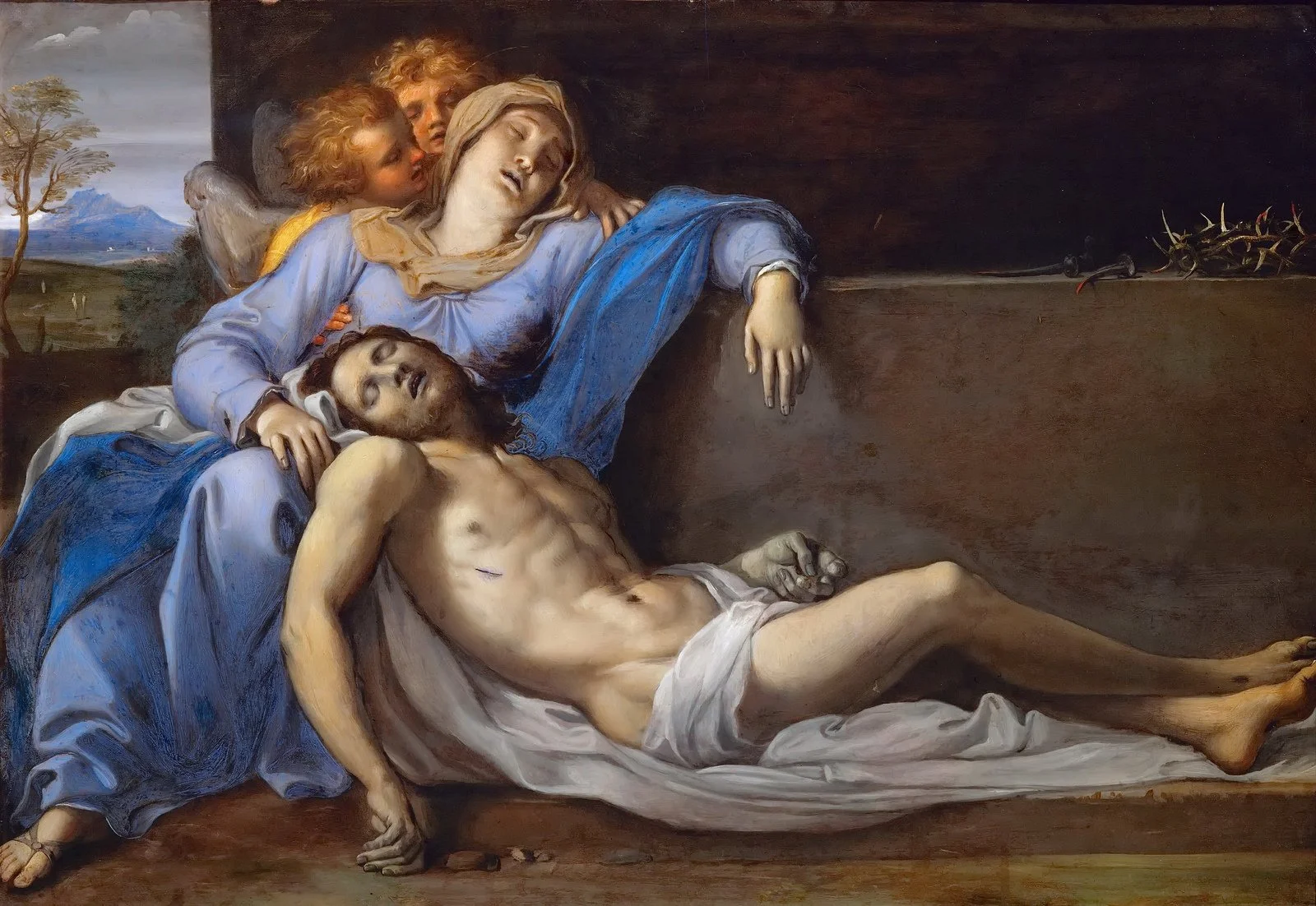 Pietà by Annibale Carracci