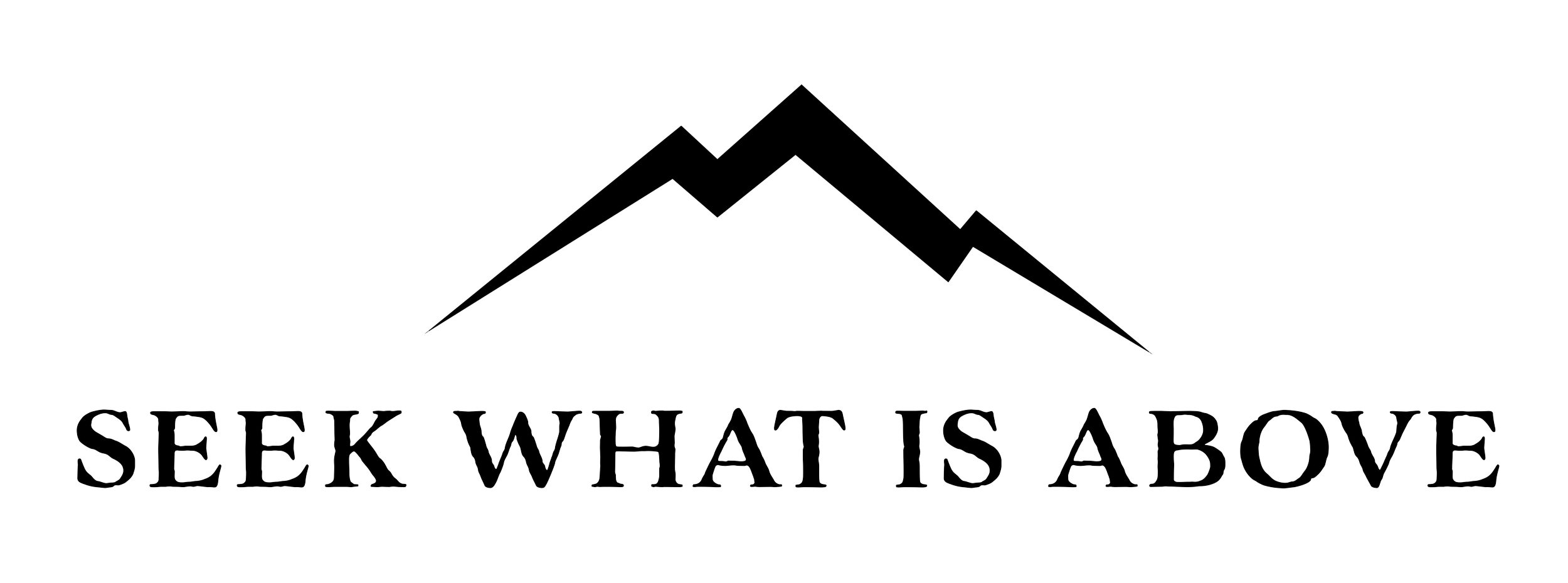 Seek What Is Above Logo