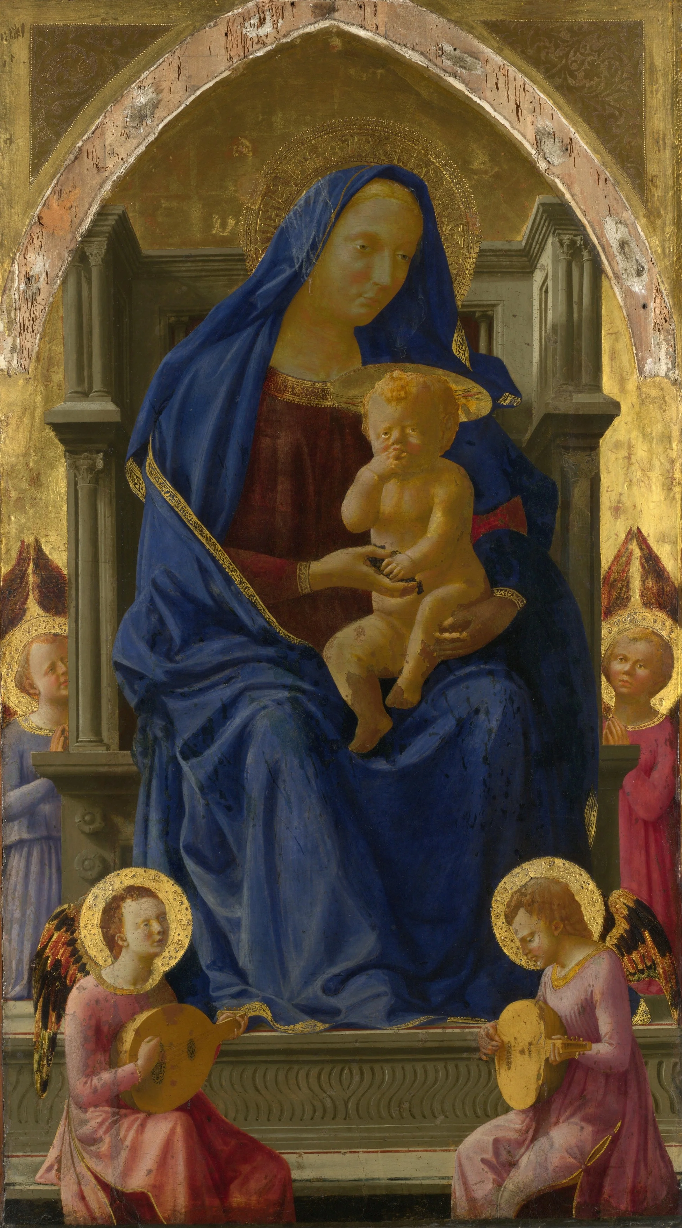 The Virgin and Child by Masaccio