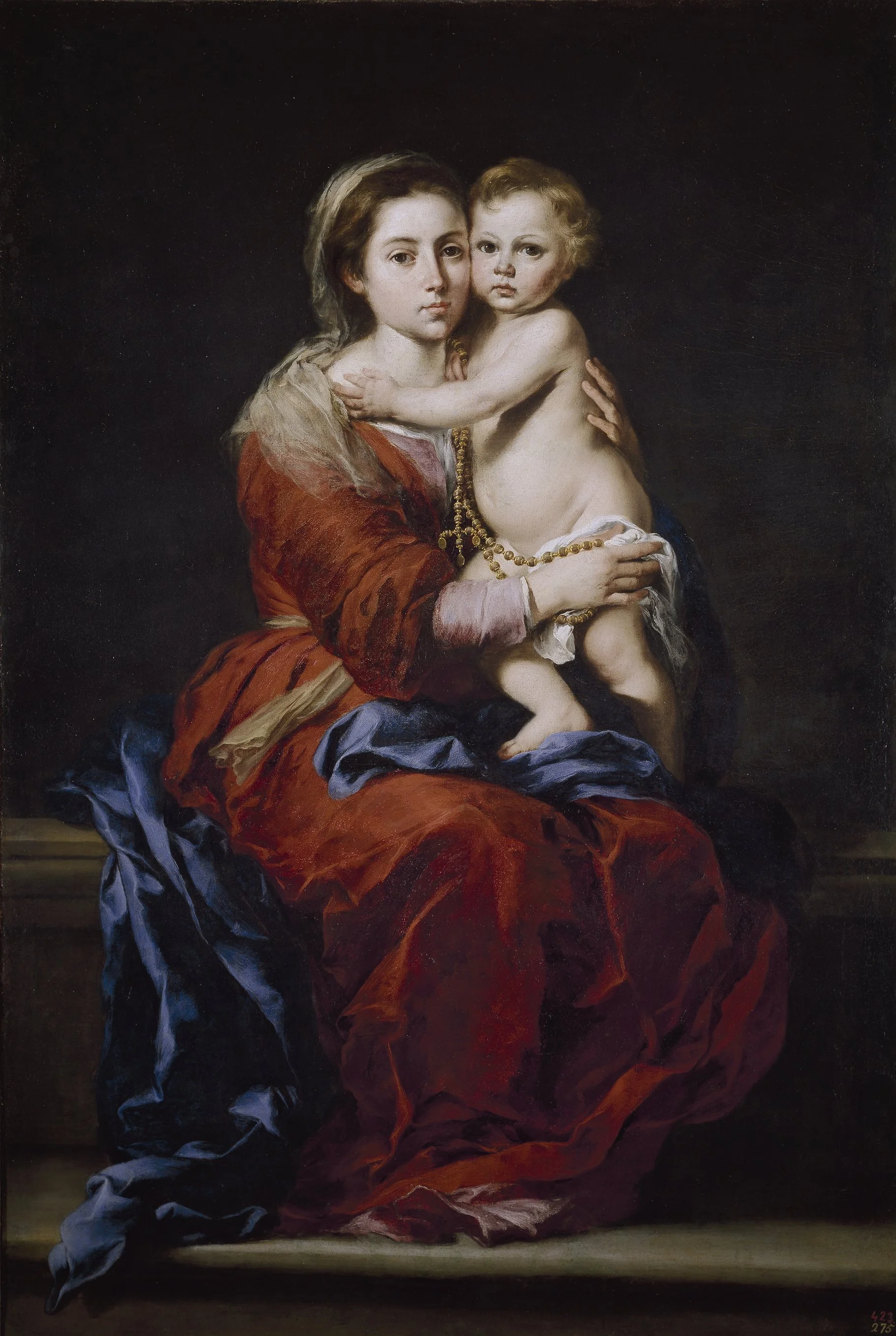 The Virgin of the Rosary painting by Bartolomé Esteban Murillo