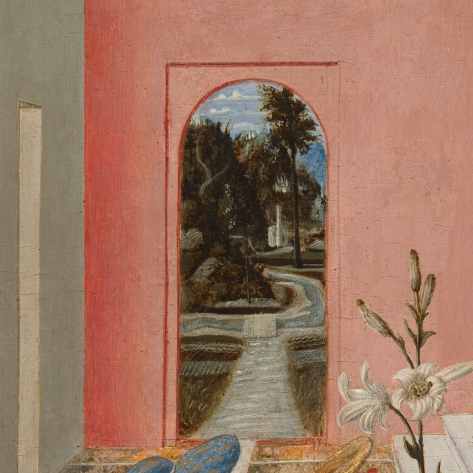 Detail of Painting of the Annunciation by Fra Carnevale