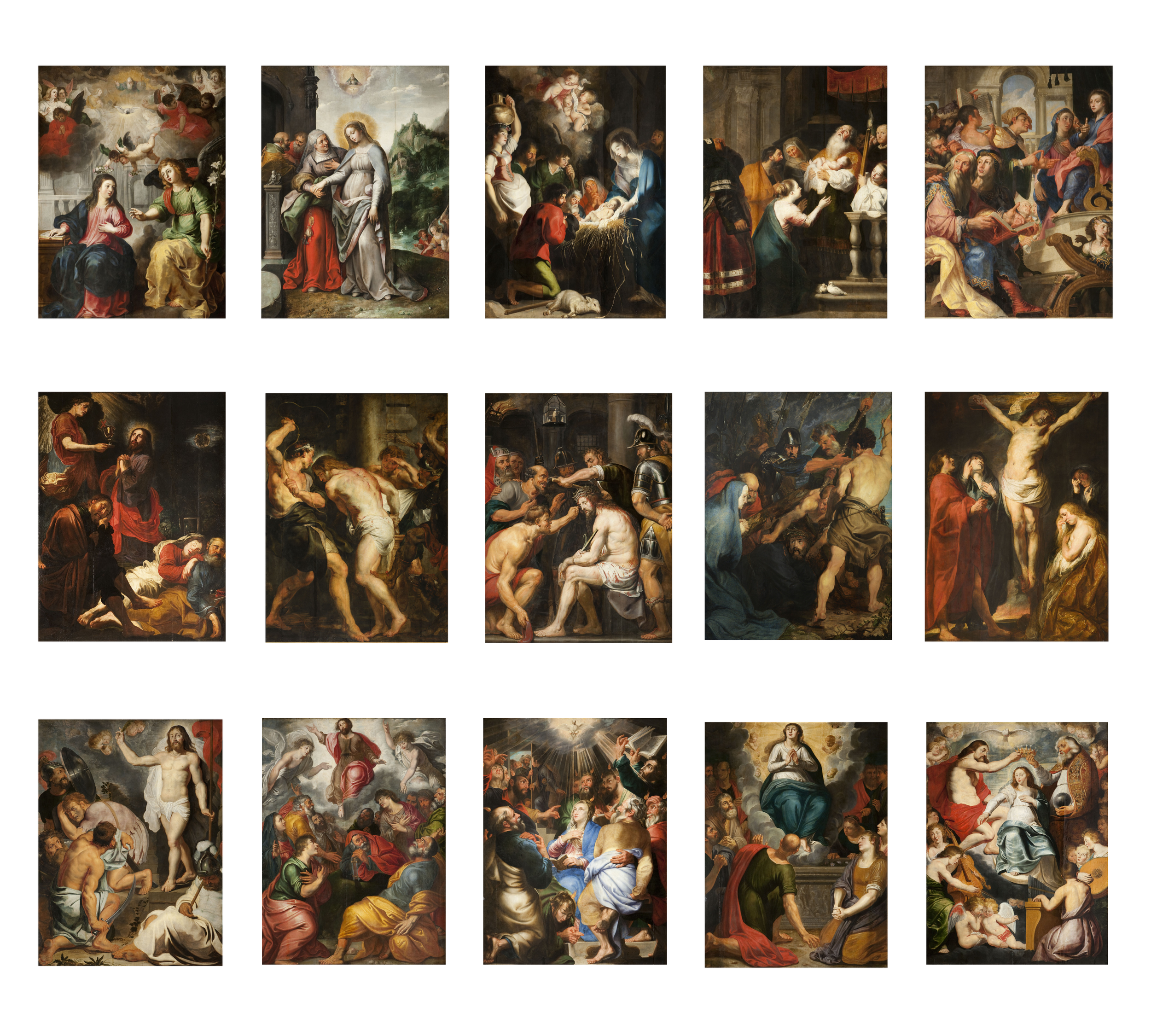 The Mysteries of the Rosary Paintings, Saint Paul's Church, Antwerp