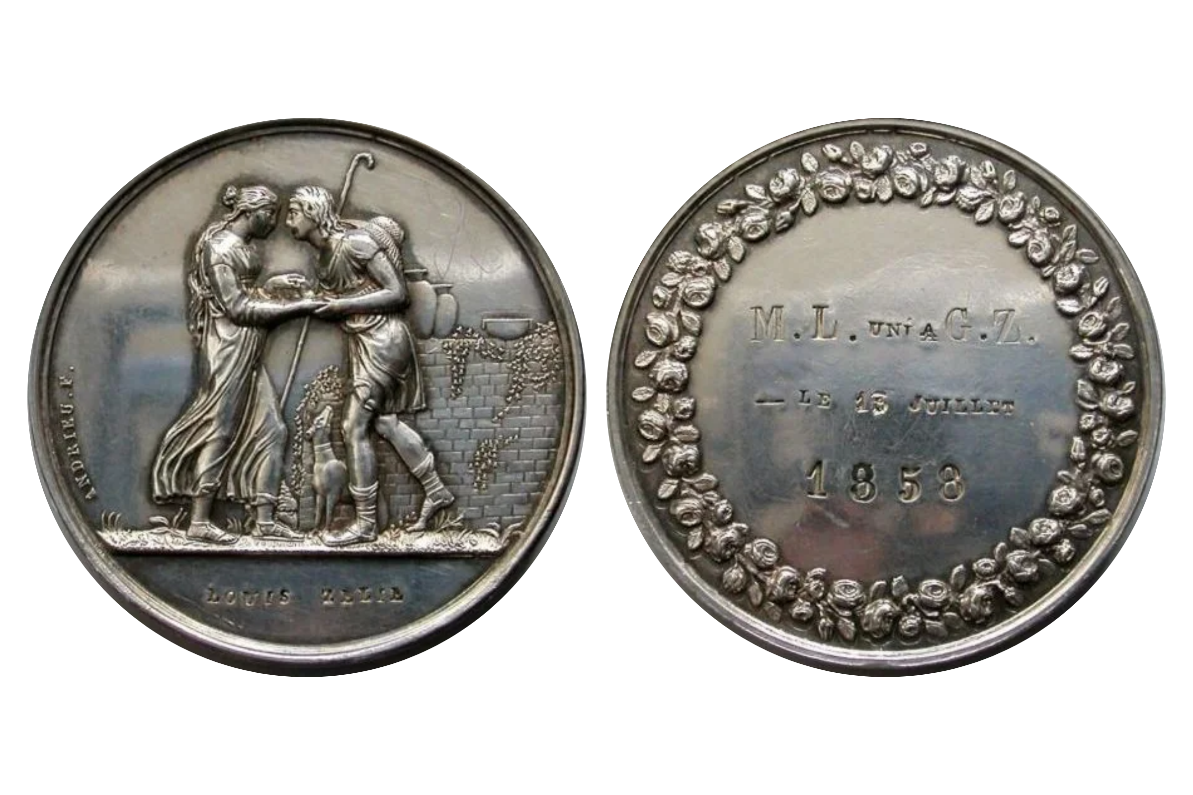 Marriage Medallion of St. Louis and ZélieMartin