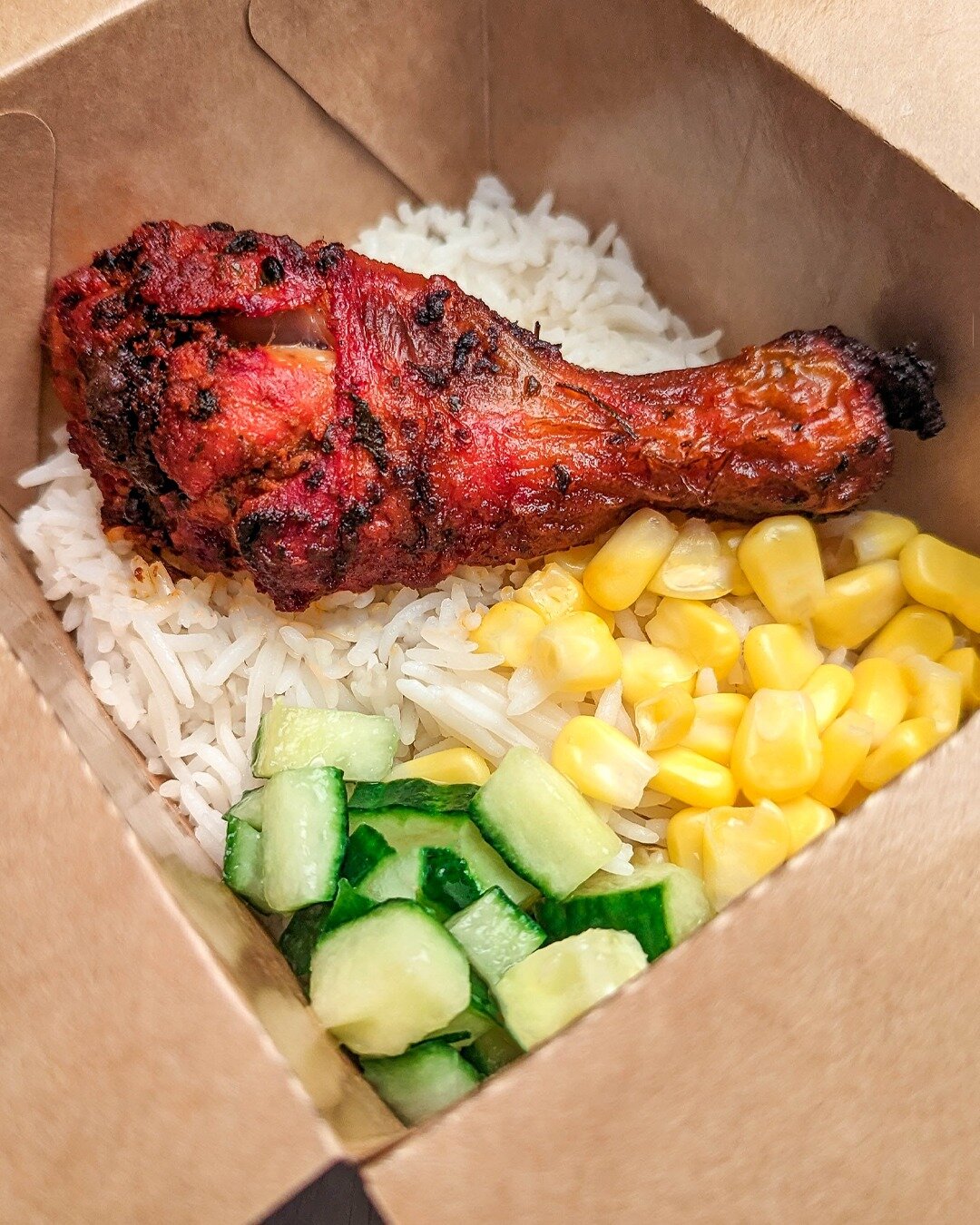 The fifth and final item on our new Kids Menu is made with just a handful of simple ingredients: rice, cucumber, corn, and a chicken drumstick. We're calling it The Drummie! Kids Menu, a.k.a. &quot;Baby Carrots&quot; is coming soon!

👉 Order Pickup 