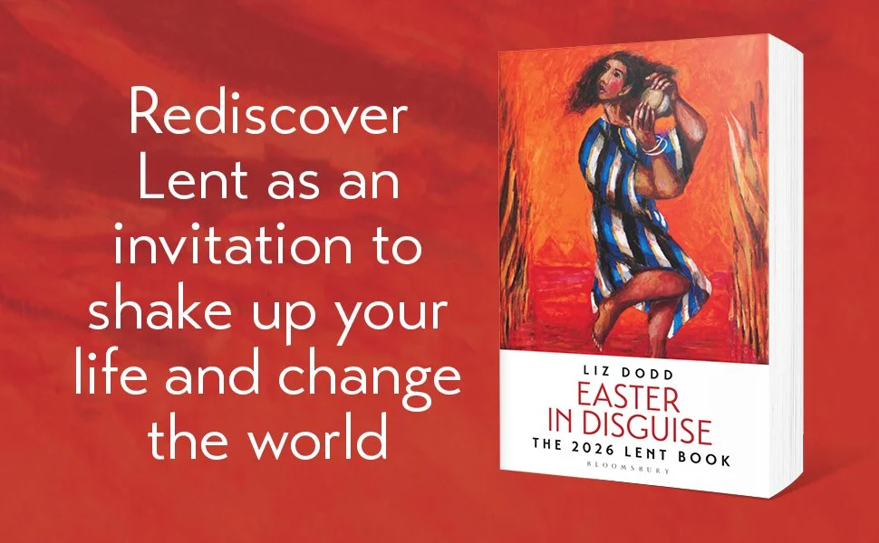 Easter in Disguise book cover with accompanying text: Rediscover Lent as an invitation to shake up your life and change the world.